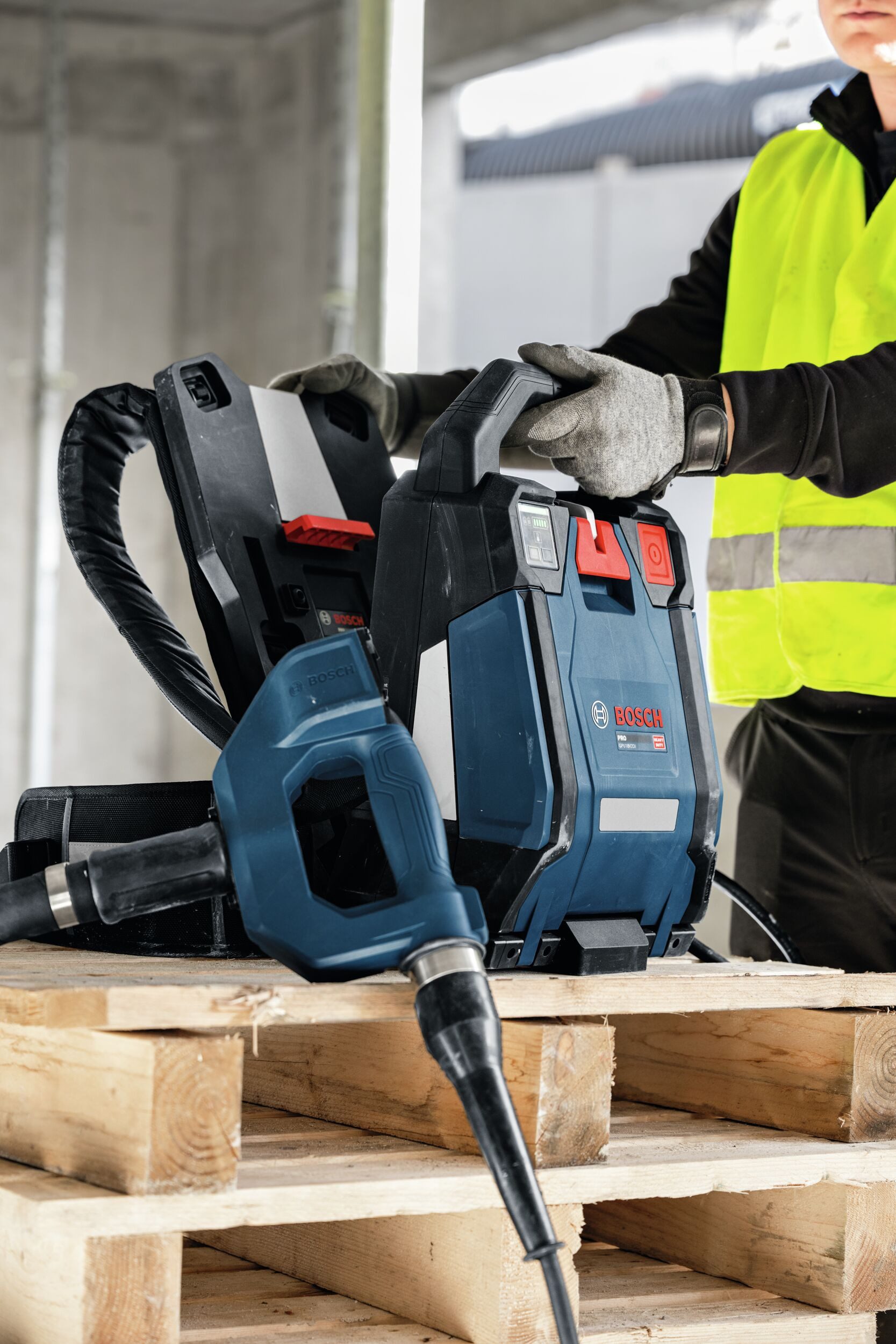 BOSCH Rührwerk GDI, Betonrüttler GDI50-65D - im Karton