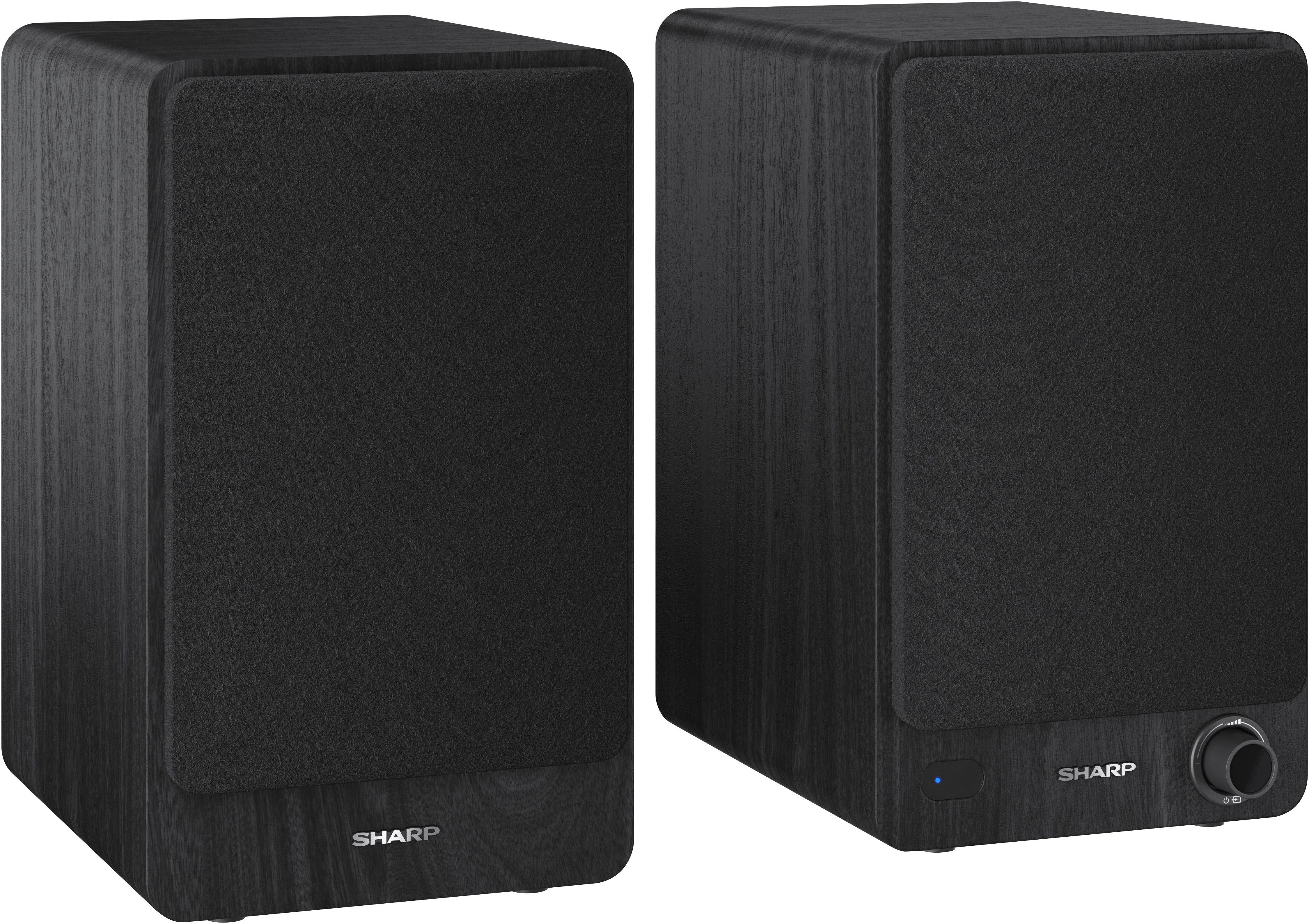 Sharp Regalboxen Lautsprecher 2.0 (Bluetooth, 60 W)