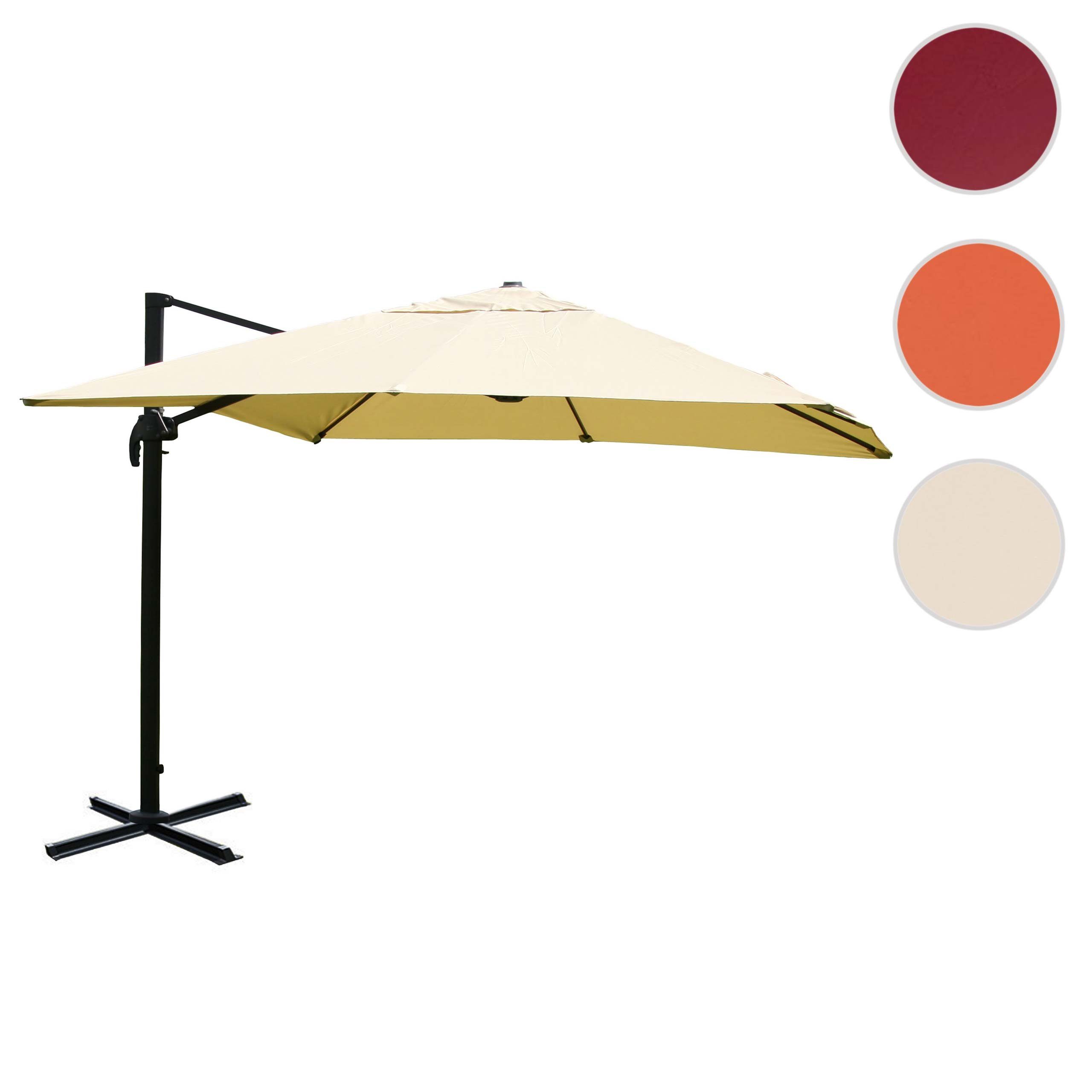 Thumbnail - MCW Ampelschirm MCW-A96-7, LxB: 300x400 cm, 5-facher Höhen-/ Neigungswinkelverstellung, Windwiderstandsklasse 2