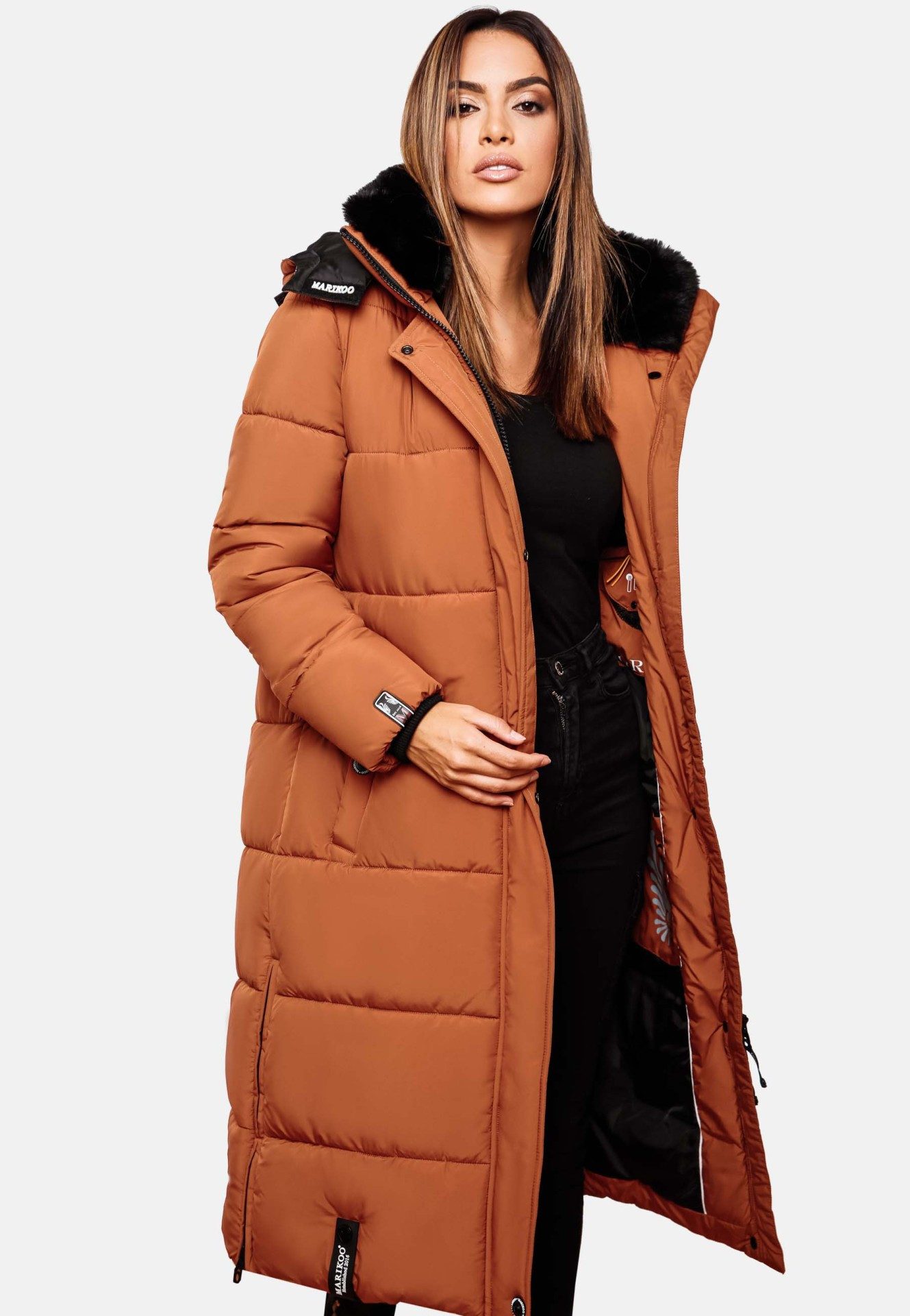 Marikoo Outdoorjacke Marikoo Reliziaa Damen Winterjacke B936 mit abnehmbare günstig online kaufen