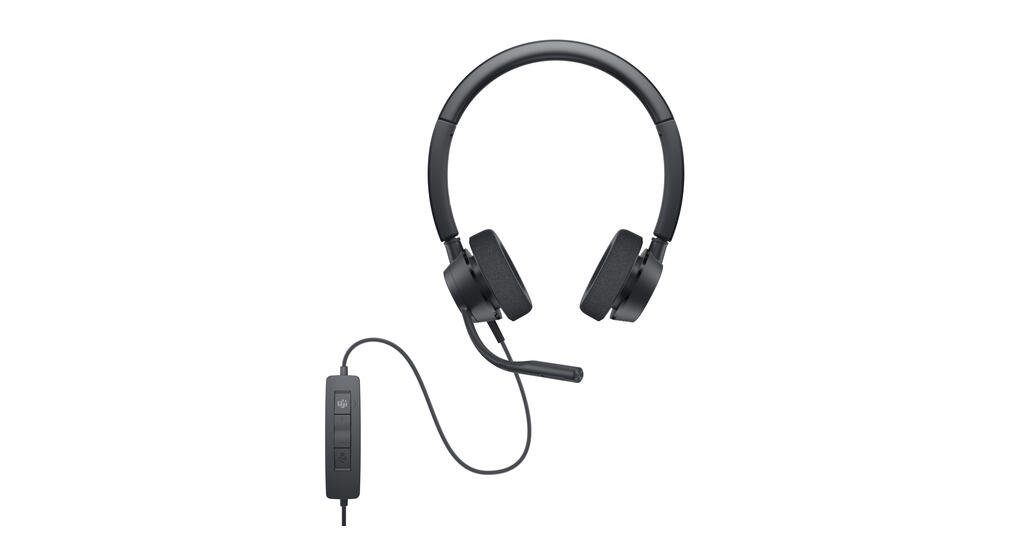 Dell Stereo Headset kabelgebunden, Pro (On-Ear, Headset MS)