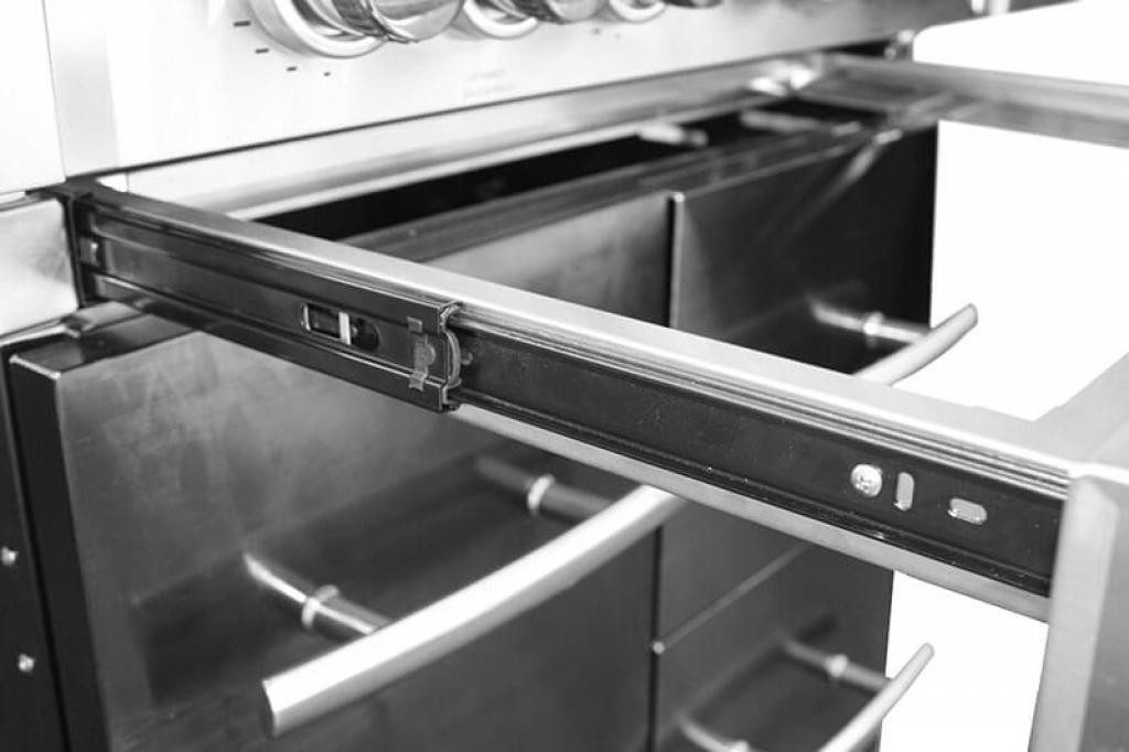 All Grill Fettpfanne Fettschublade für Modular CHEF S - XL, Fängt die heruntertropfenden Fette und Öle auf