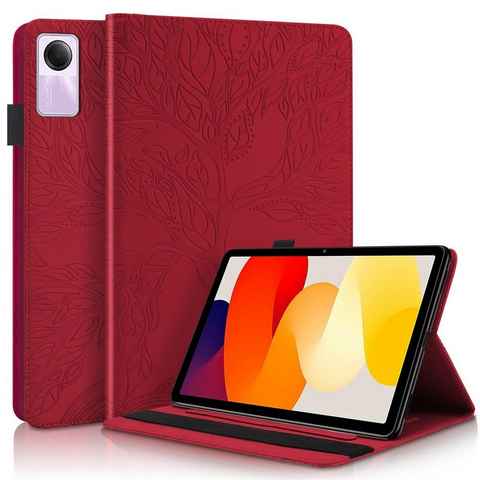 Wigento Tablet-Hülle Aufstellbare Kunst-Leder Tasche Motiv für Xiaomi Redmi Pad 2 / SE 11