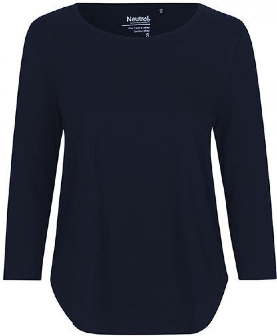 Neutral Langarmshirt Damen Three Quarter Sleeve günstig online kaufen