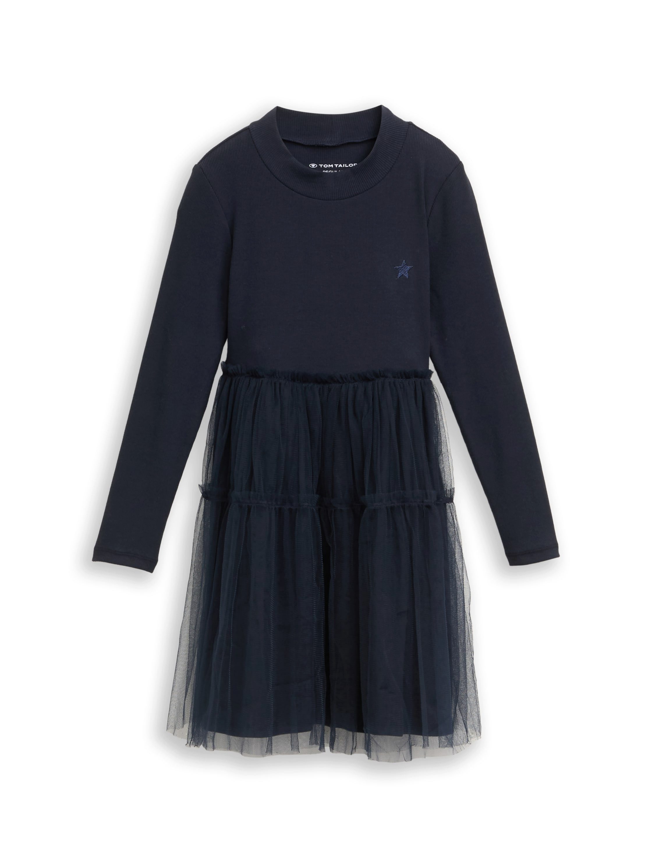 TOM TAILOR Strickkleid mit Tüll-Rock