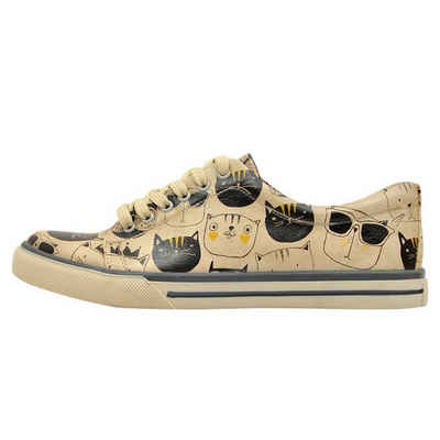 DOGO Monochrome Cats Sneaker Vegan