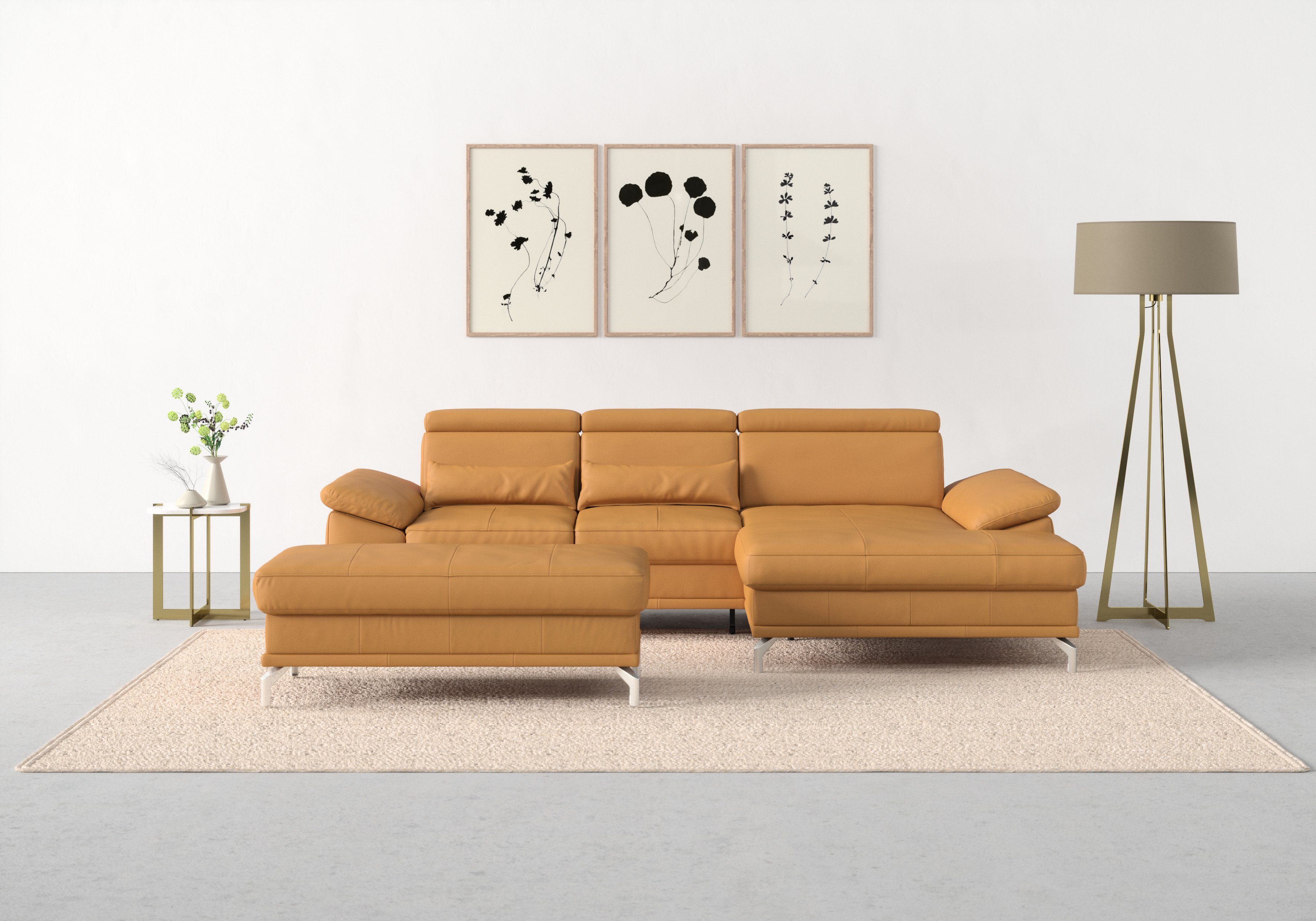 sit&more Ecksofa Cabrio L-Form, mit Sitztiefenverstellung, günstig online kaufen