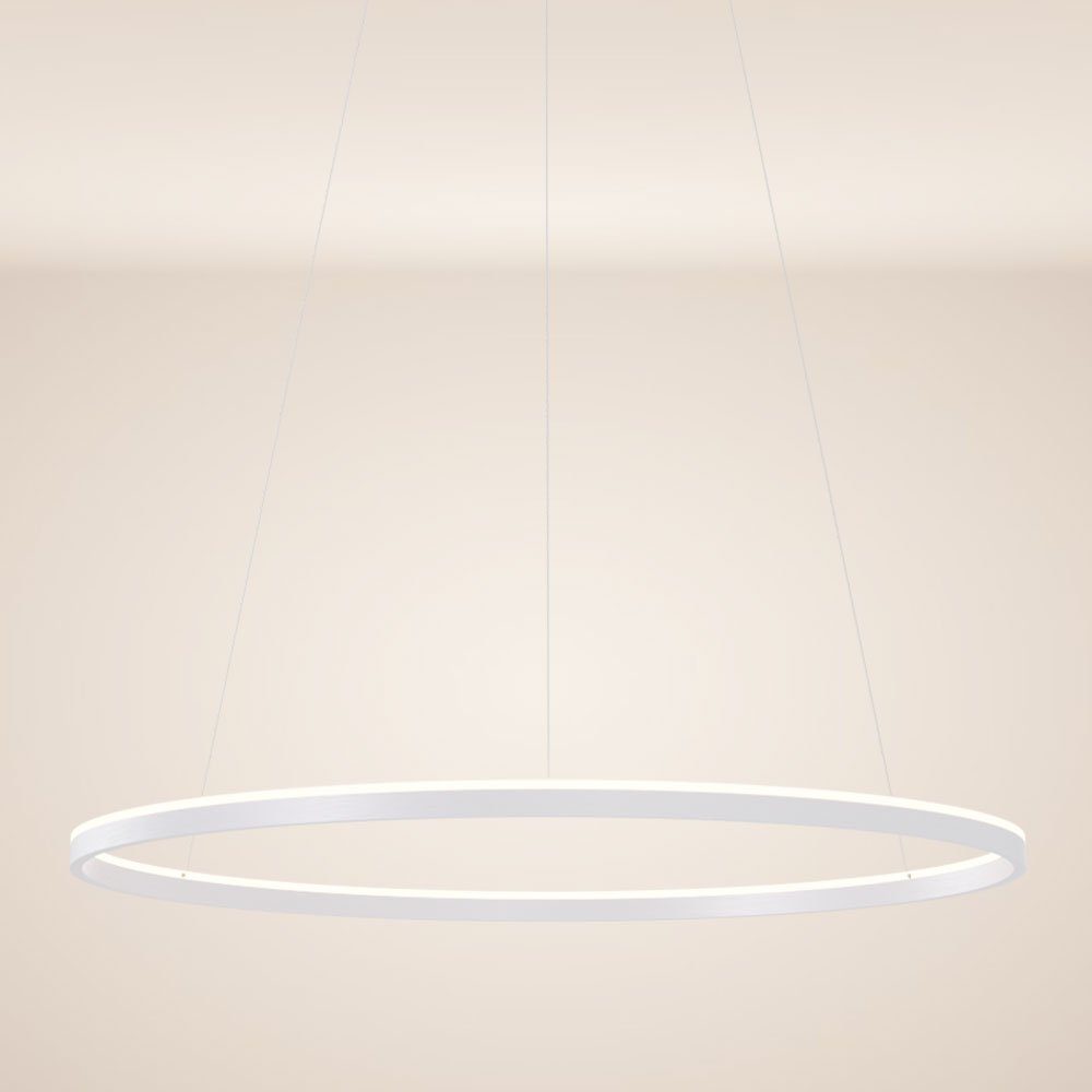 Pendelleuchte LED Hängelampe Ring 100 direkt oder indirekt Weiß