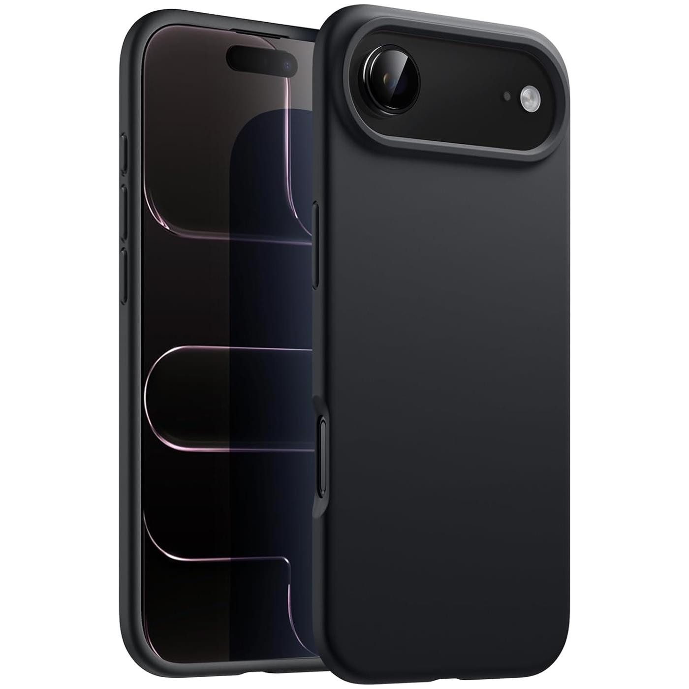 CoolGadget Handyhülle Black Series Handy Hülle für Apple iPhone Air 6,5 Zoll, Edle Silikon Schlicht Robust Schutzhülle für iPhone Air Hülle