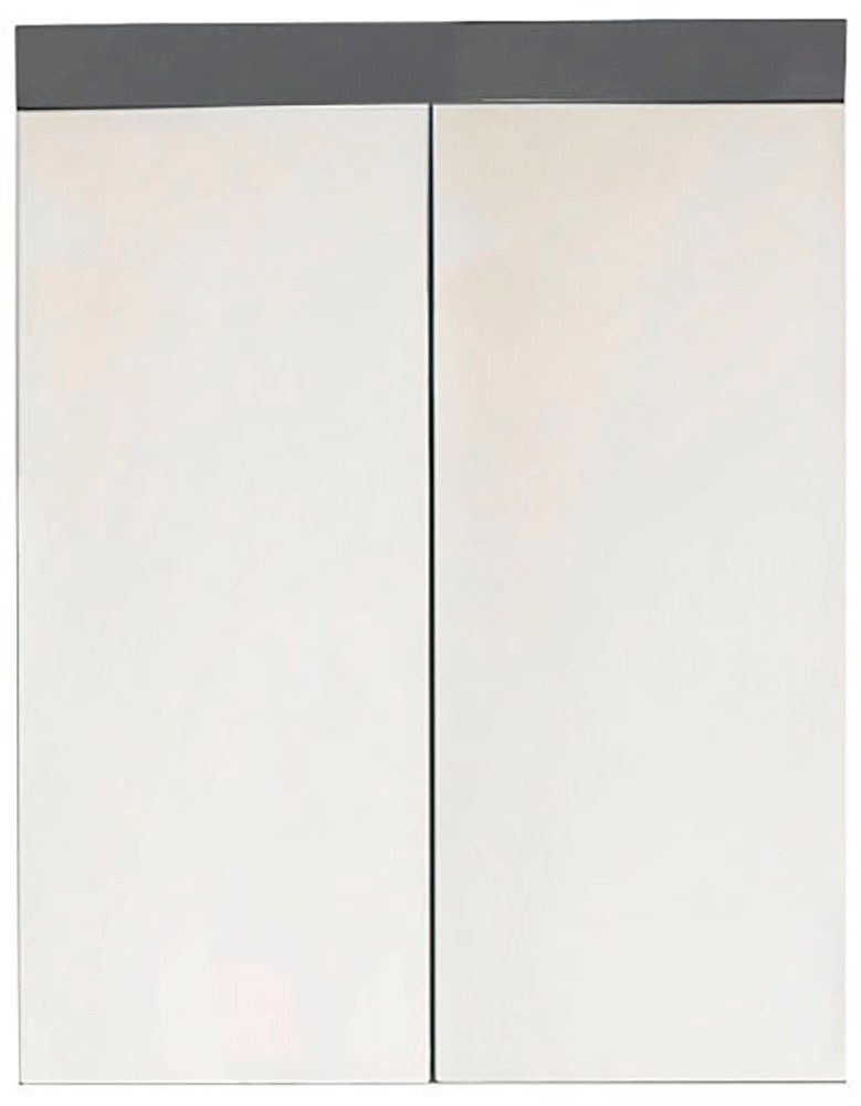 welltime Spiegelschrank Avena Badezimmerschrank wahlweise mit Aufsatzleuchte - (B/T/H) 60/17/77 cm