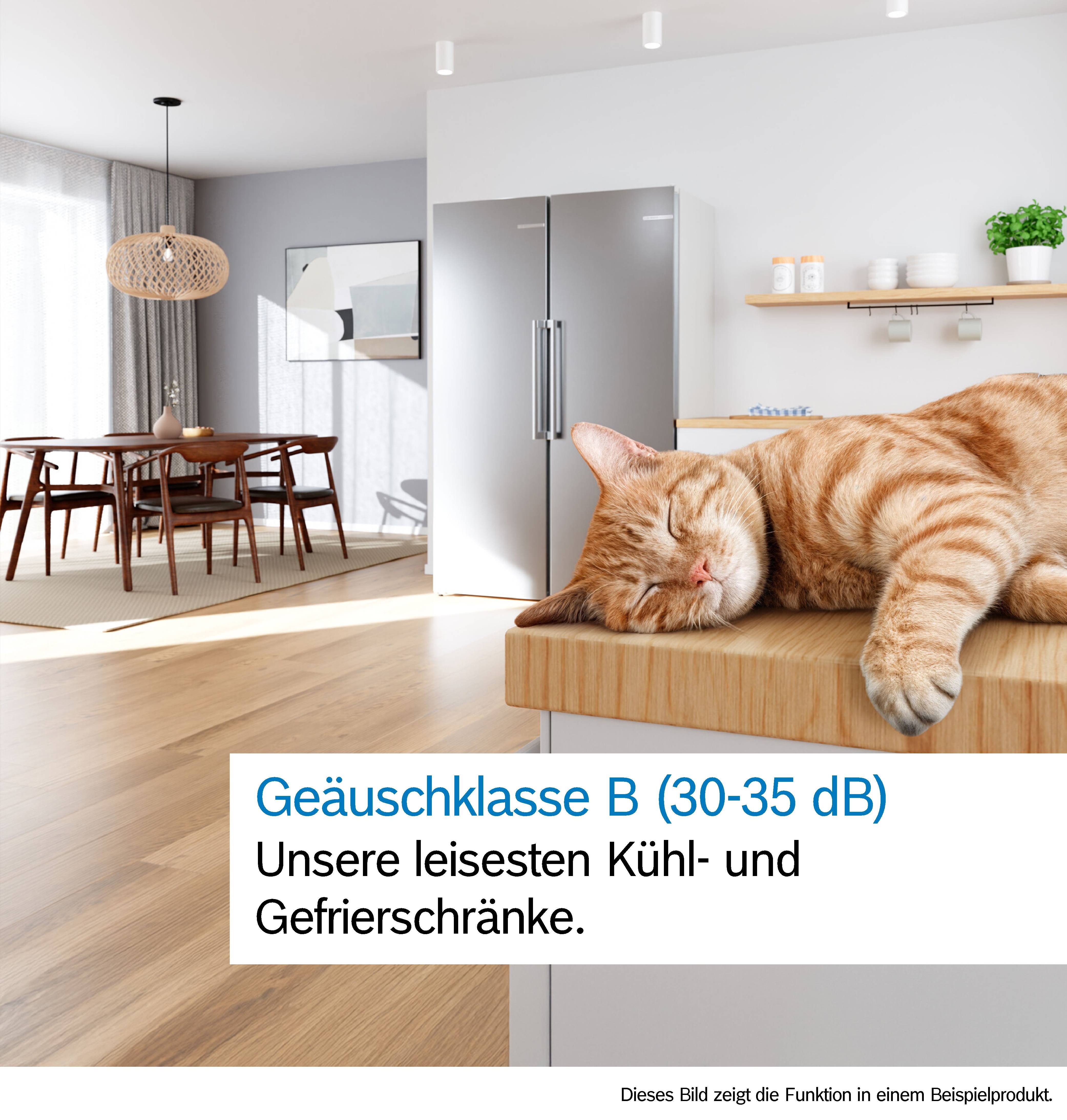 BOSCH Gefrierschrank Serie 4 GSN36VCCG, 186,2 cm hoch, 59,5 cm breit, Nie wieder abtauen mit leisem No Frost Gefrierschrank.