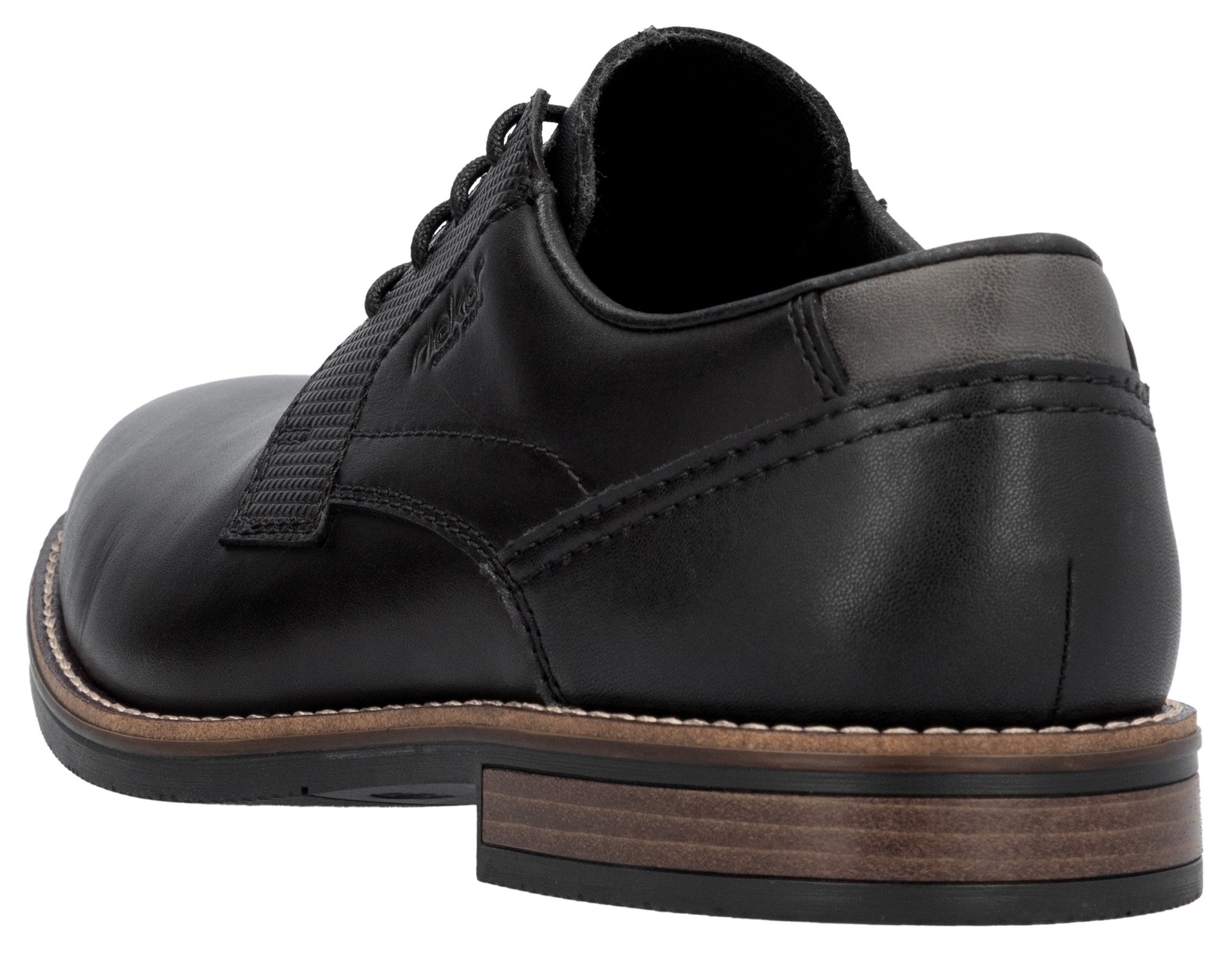 Rieker Schnürschuh, Businessschuh, Halbschuh, Festtagsschuh mit Leder-Decks günstig online kaufen