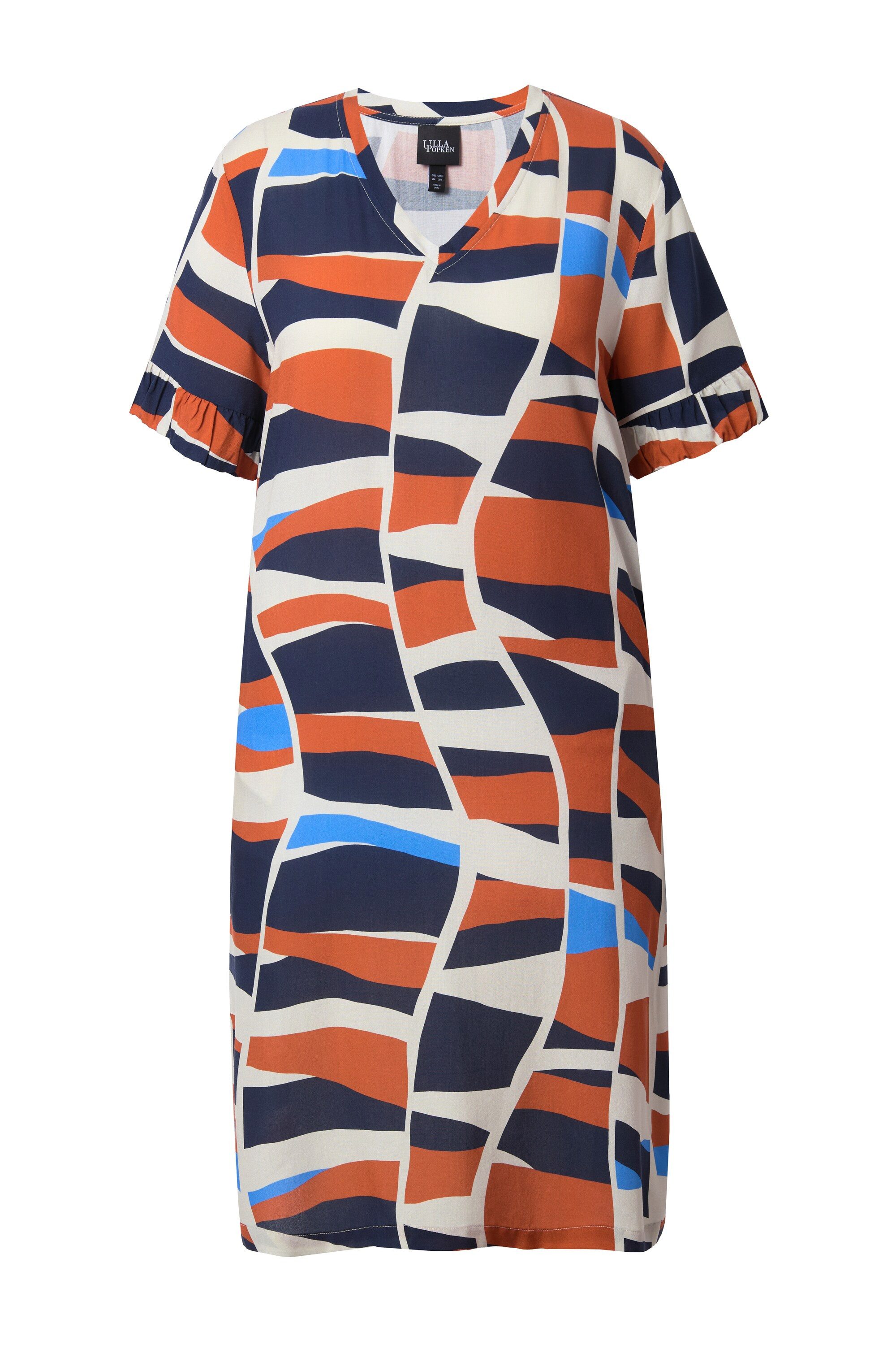 Ulla Popken Minikleid Kleid grafischer Druck günstig online kaufen