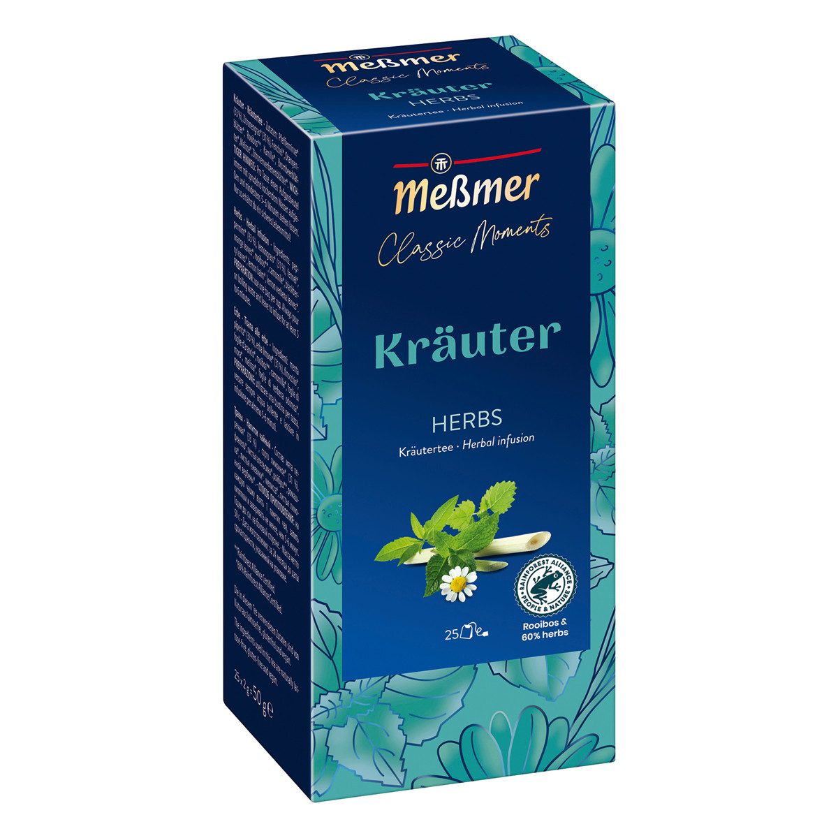 Meßmer Tee, Meßmer Kräutertee 6 Kräuter Mischung wohlschmeckend 12er Pack