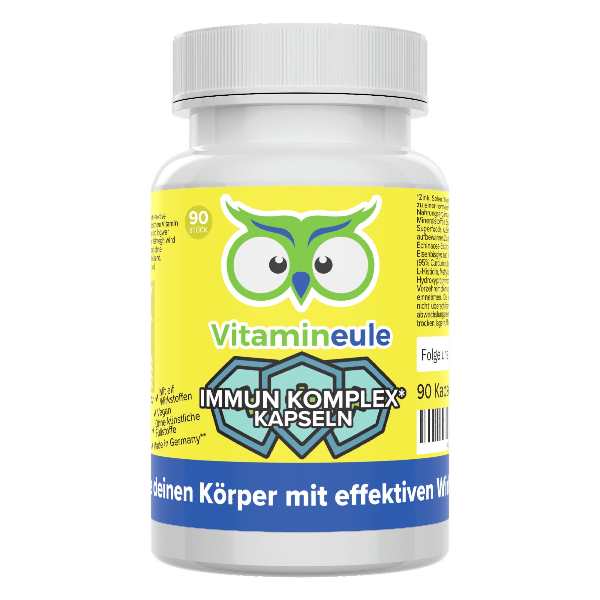 Vitamineule Immun Komplex Kapseln - 11 bioaktive Wirkstoffe - Kapsel