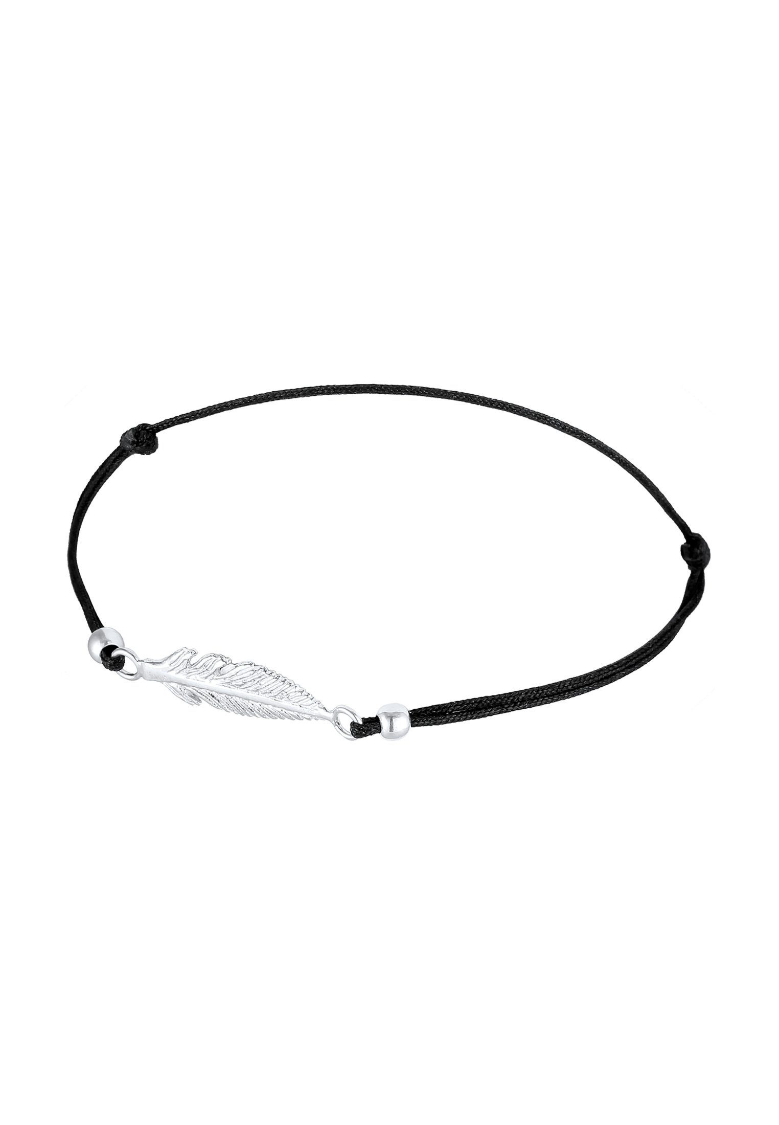 Elli Armband Feder Trend Symbol Nylon 925 Silber (kein Set, 1-tlg), Feder günstig online kaufen