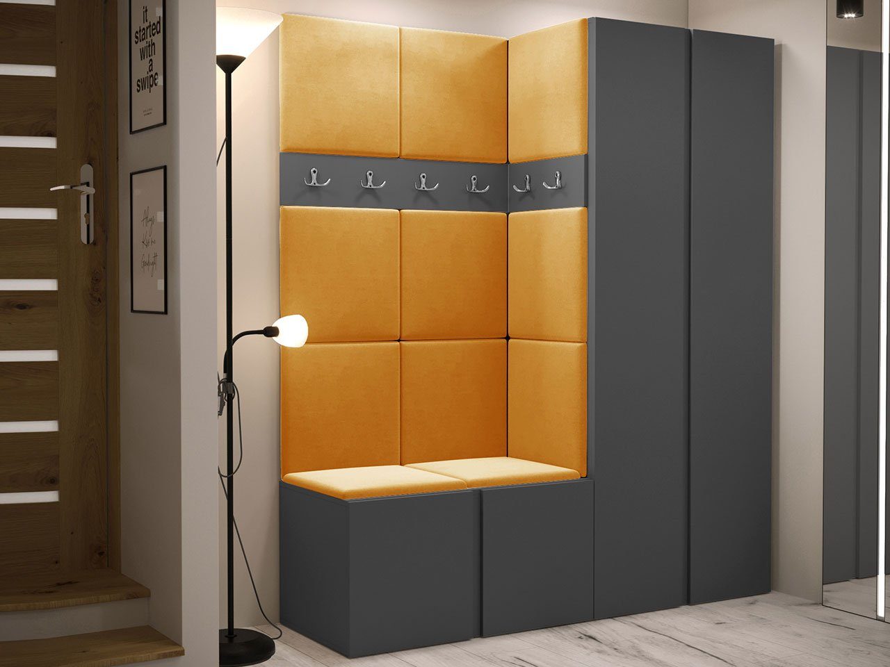 MIRJAN24 Garderoben-Set Orion III, (Komplett-Set, Kleiderschrank, günstig online kaufen