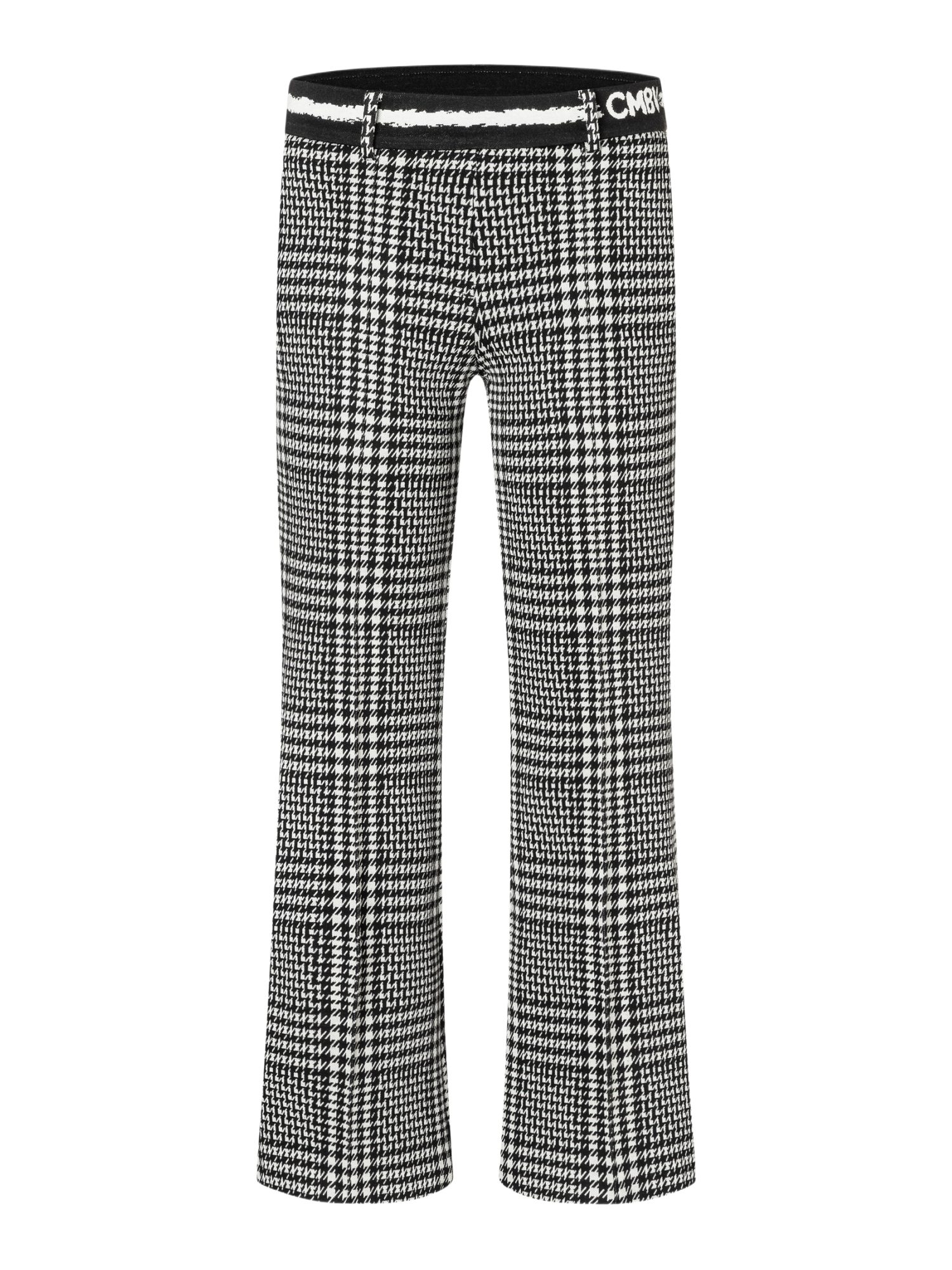 Cambio Stoffhose schwarz, Casual, Viskose, Kariert, Regular Fit, Mittel