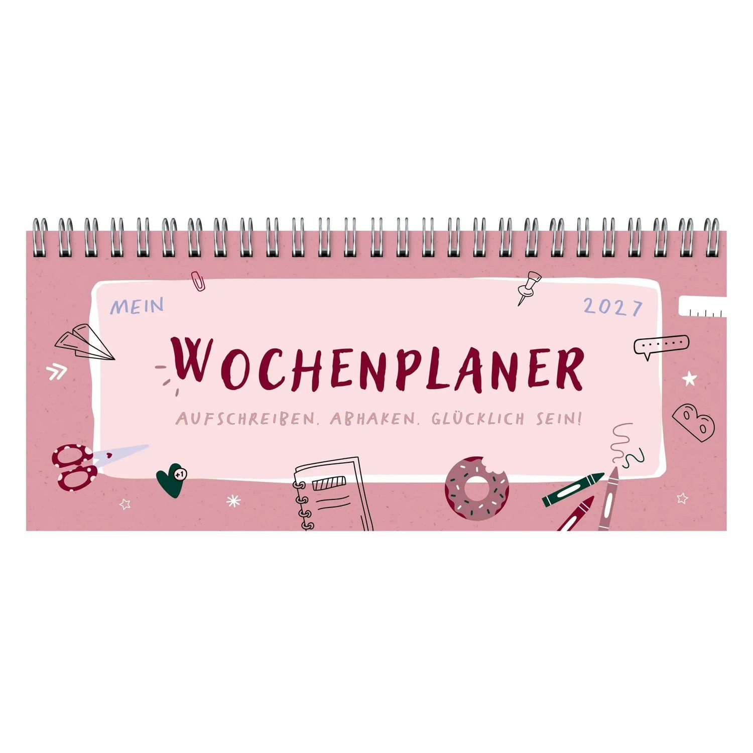 Lingen Terminkalender Mein Wochenplaner 2027: Aufschreiben, abhaken, glücklich sein!
