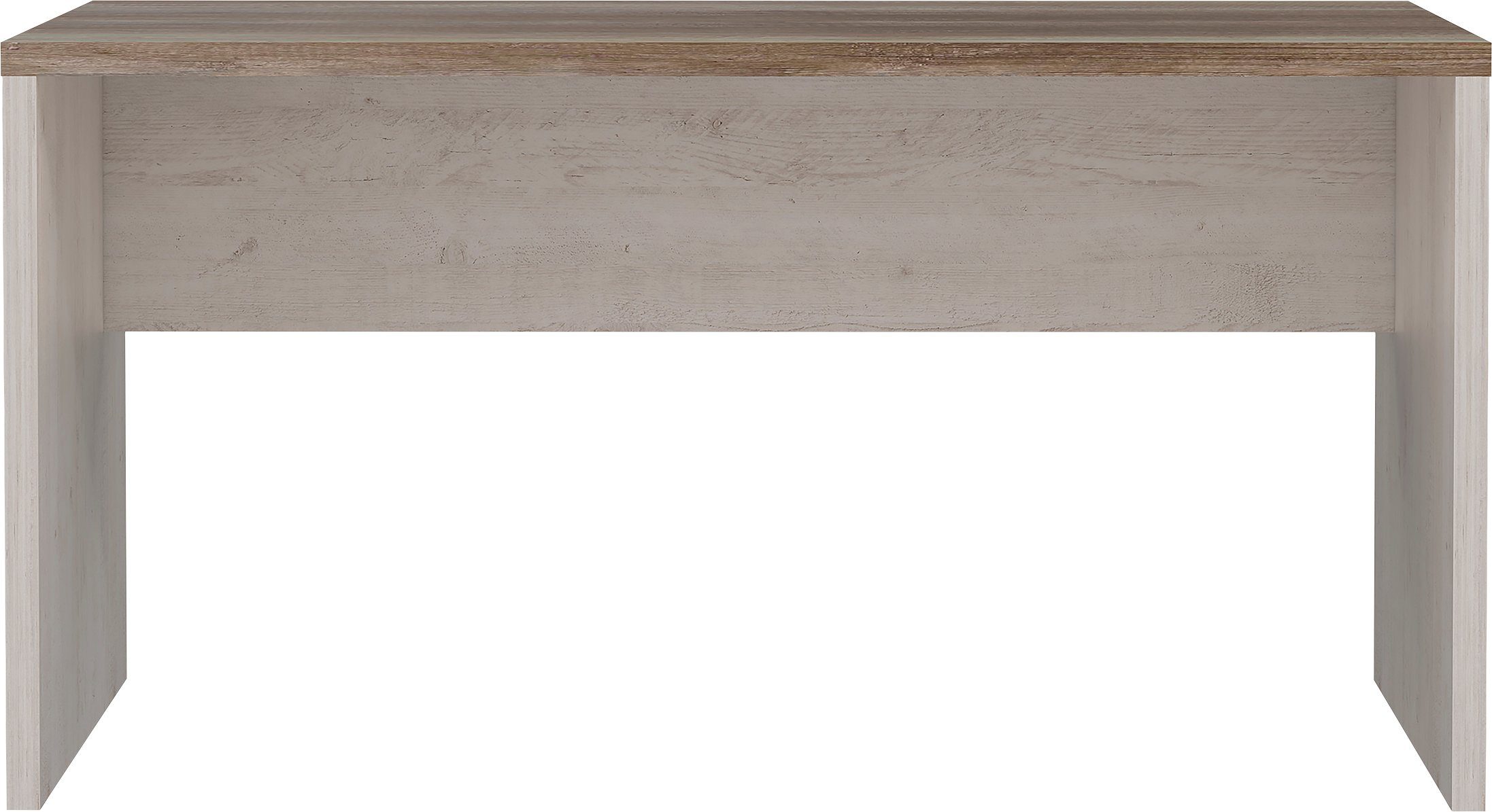 FORTE Schreibtisch Duro, Computertisch, in 140 oder 160 cm Breite, im Landhausstil
