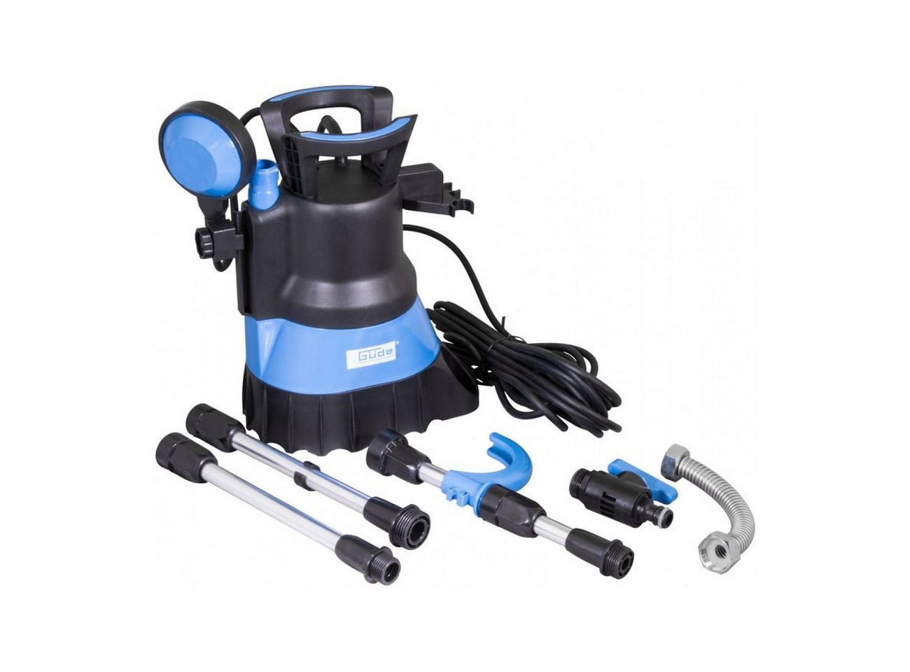 Güde Regenfasspumpe GFP 5201 Regenfasspumpe Regentonnenpumpe, 350 W, 5200 l/h, 11 m Förderhöhe, 10 m Kabel, Thermoschutz