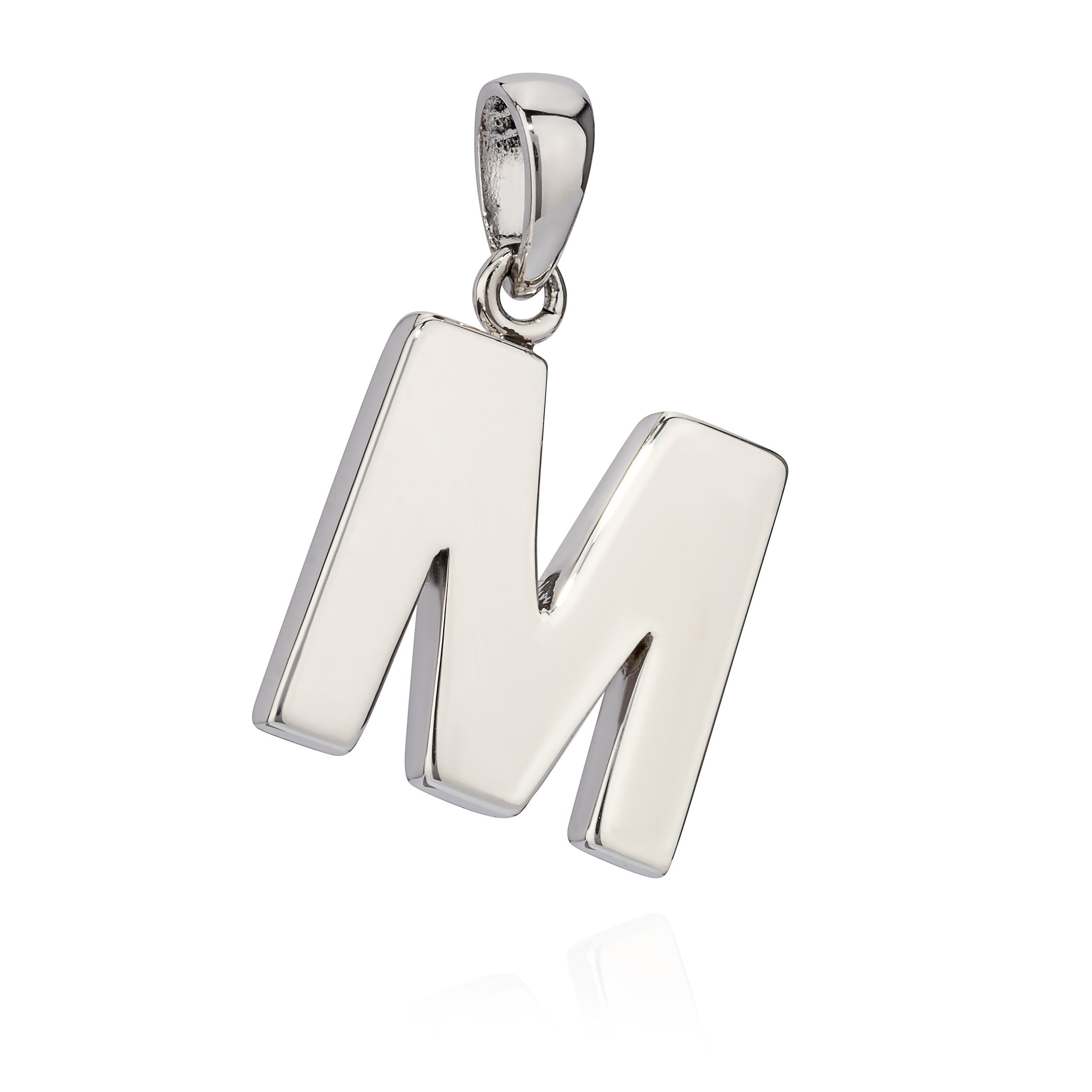 NKlaus Kettenanhänger 12x13mm Kettenanhänger Buchstabe M günstig online kaufen