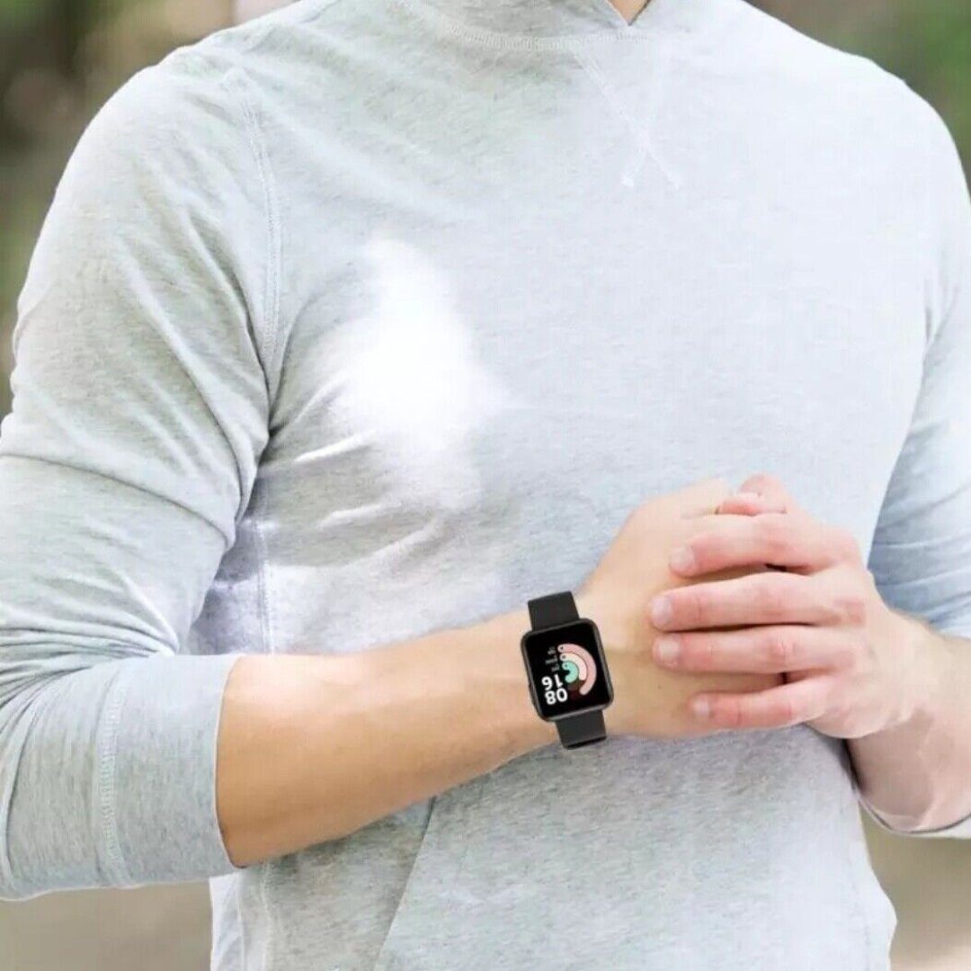 Smartwatch-Armband für SmartUP / Redmi Armband Watch Silikon Lite Schwarz Xiaomi Watch