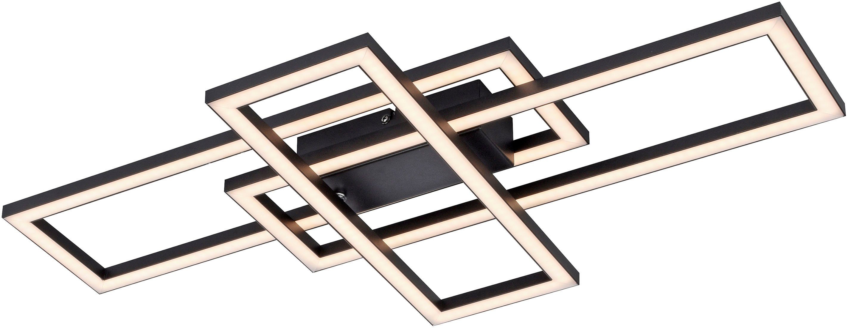 JUST LIGHT LED Deckenleuchte IVEN, LED fest integriert, Warmweiß günstig online kaufen