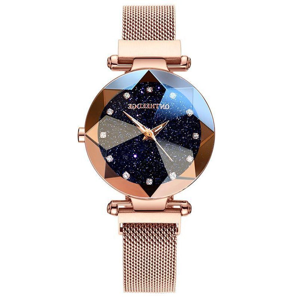 Housruse Quarzuhr »Damen Uhren Wasserdicht Minimalistisch Elegant Beiläufig  Quarzuhr«, mit Edelstahl Mesh Armband Quarzuhr