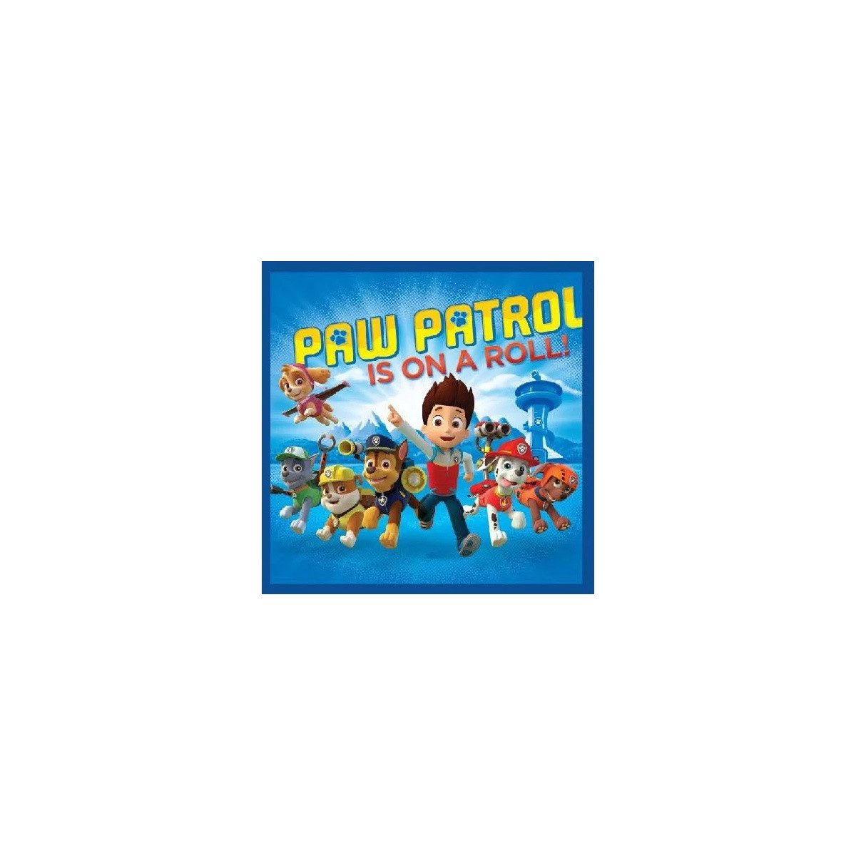 PAW PATROL Badetücher Paw Patrol Magisches Handtuch Gesichtstuch, Handtuch 30x30cm, Baumwolle (1-St)