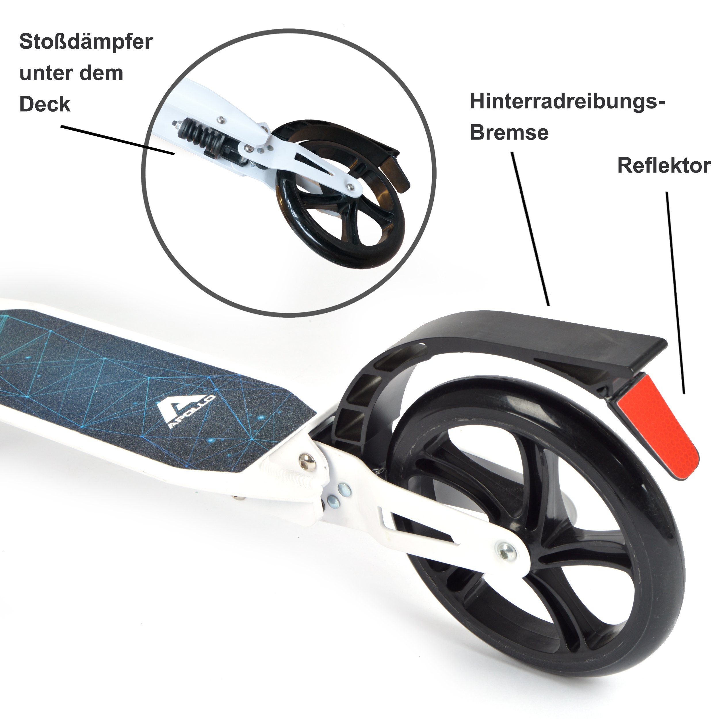 Sport Scooter Apollo Cityroller Spectre Pro - Sphere, klapp- und höhenverstellbar