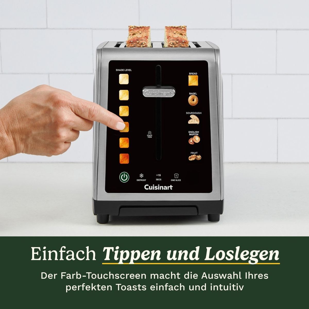 Cuisinart Toaster SimpliTouch 2-Slice Touchscreen Toaster