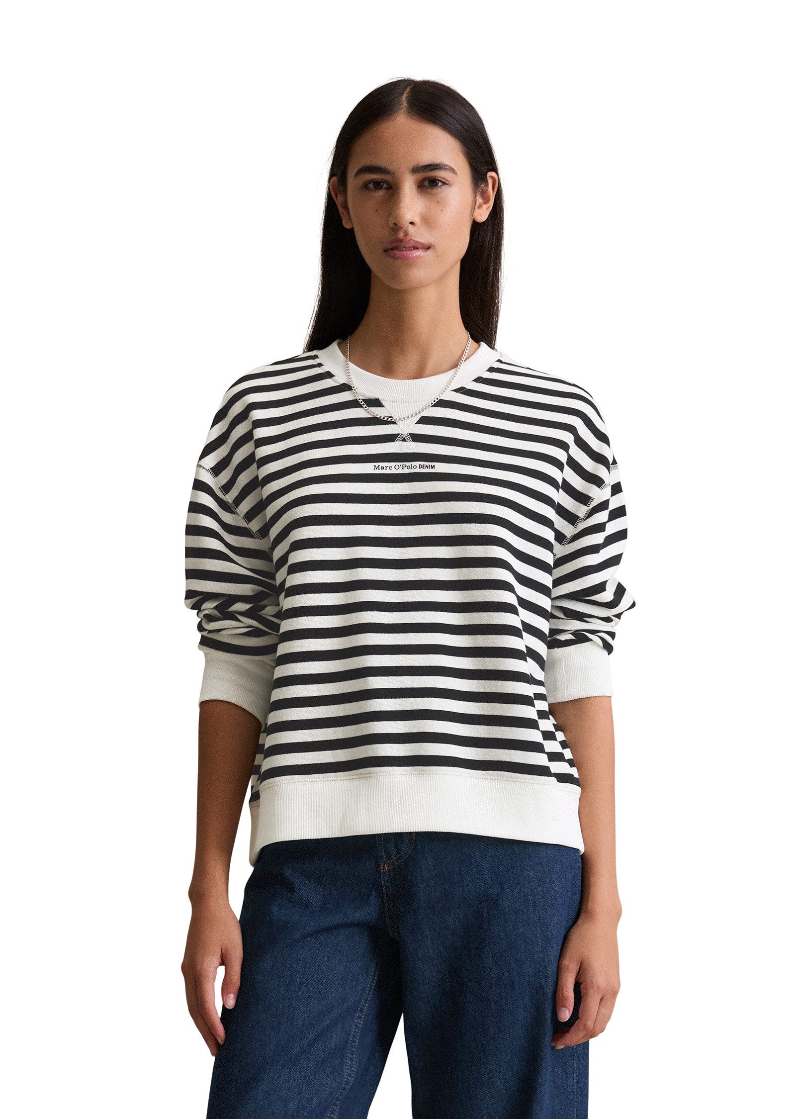 Marc O'Polo DENIM Sweatshirt aus Organic Cotton