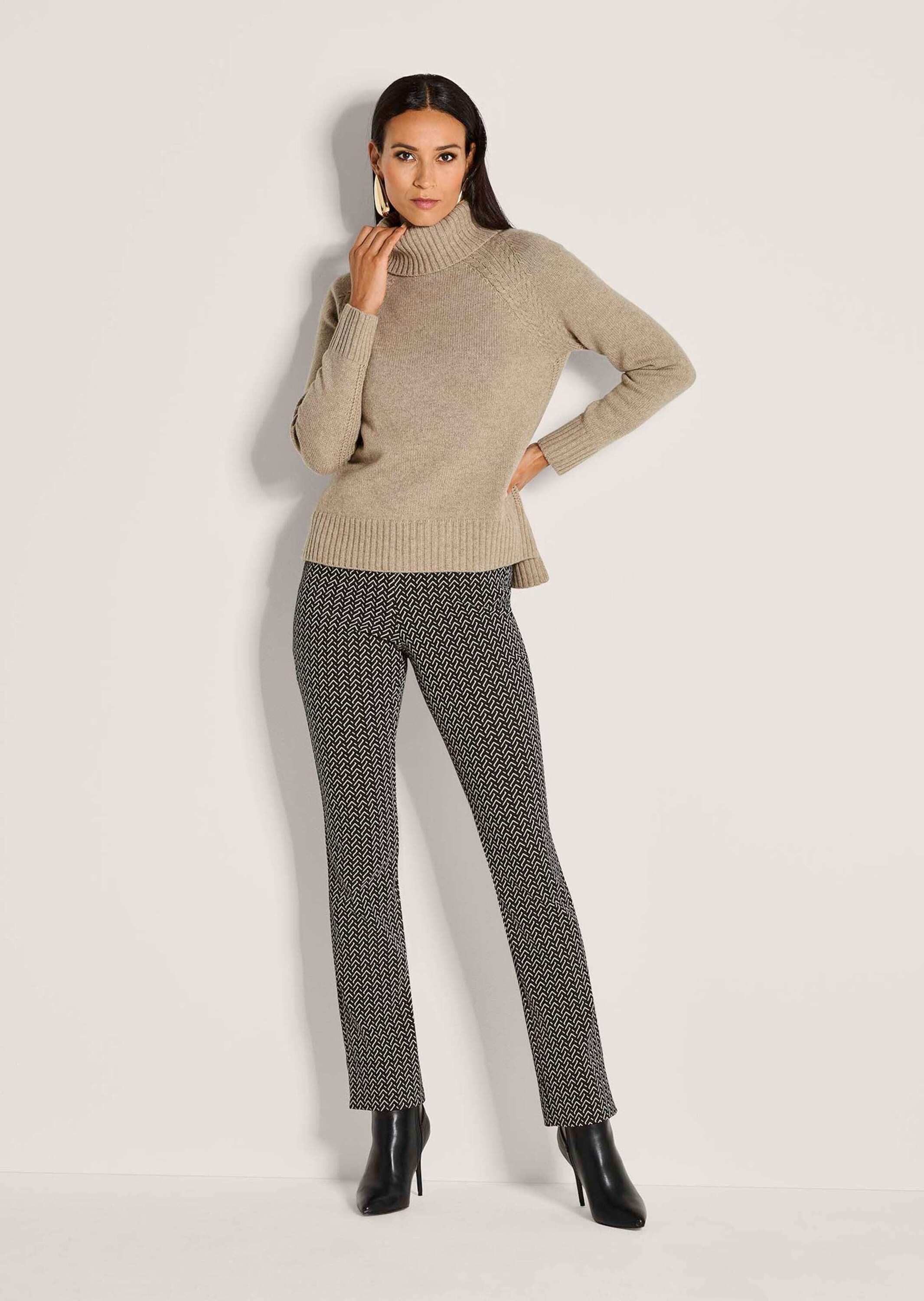 MADELEINE Strickpullover Schlichter Kaschmirpullover mit Rollkragen günstig online kaufen