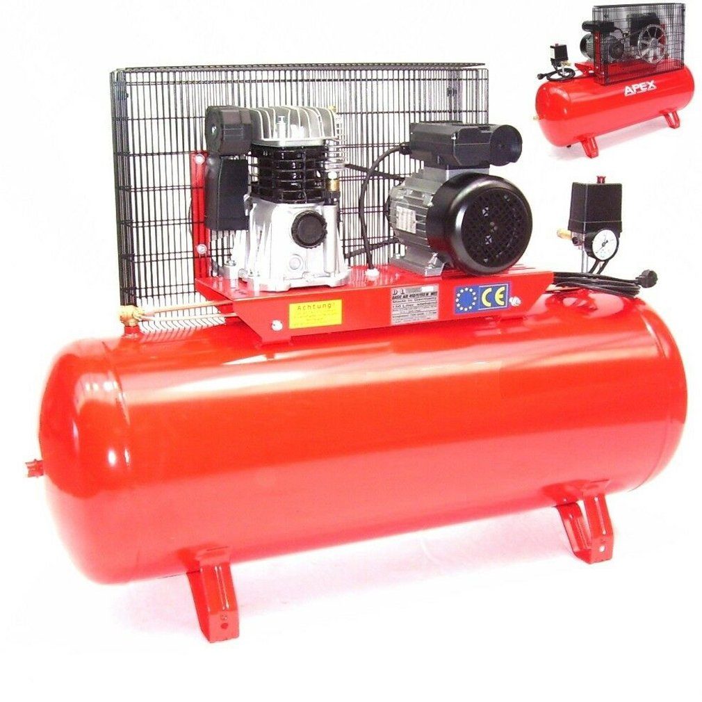 Apex Kompressor Werkstattkompressor 450/11/150W 230V Druckluft Kolbenkompressor