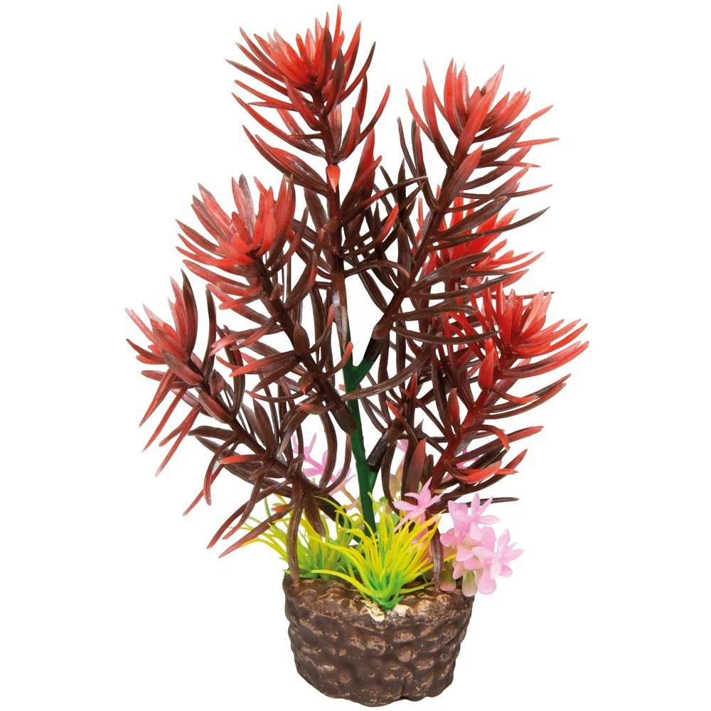 Aquariendeko Hobby Flora Stone 2 künstliche Aquarienpflanze 4x13 cm