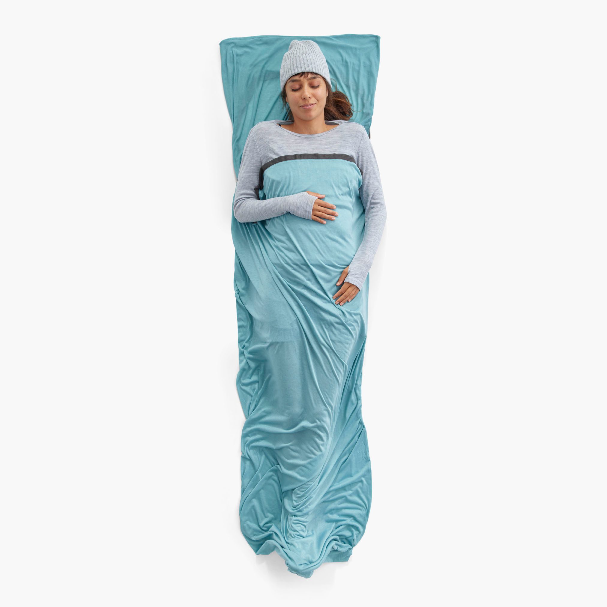sea to summit Doppelschlafsack Comfort Blend Sleeping Bag Liner AQUA SEA BLUE-U