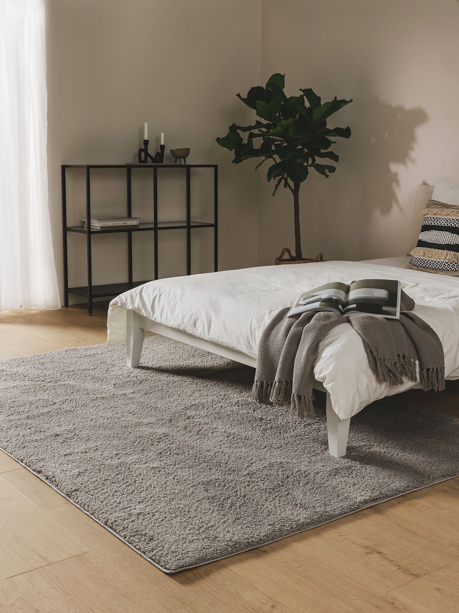 benuta Hochflor-Teppich Soda, rechteckig, Höhe: 21 günstig online kaufen