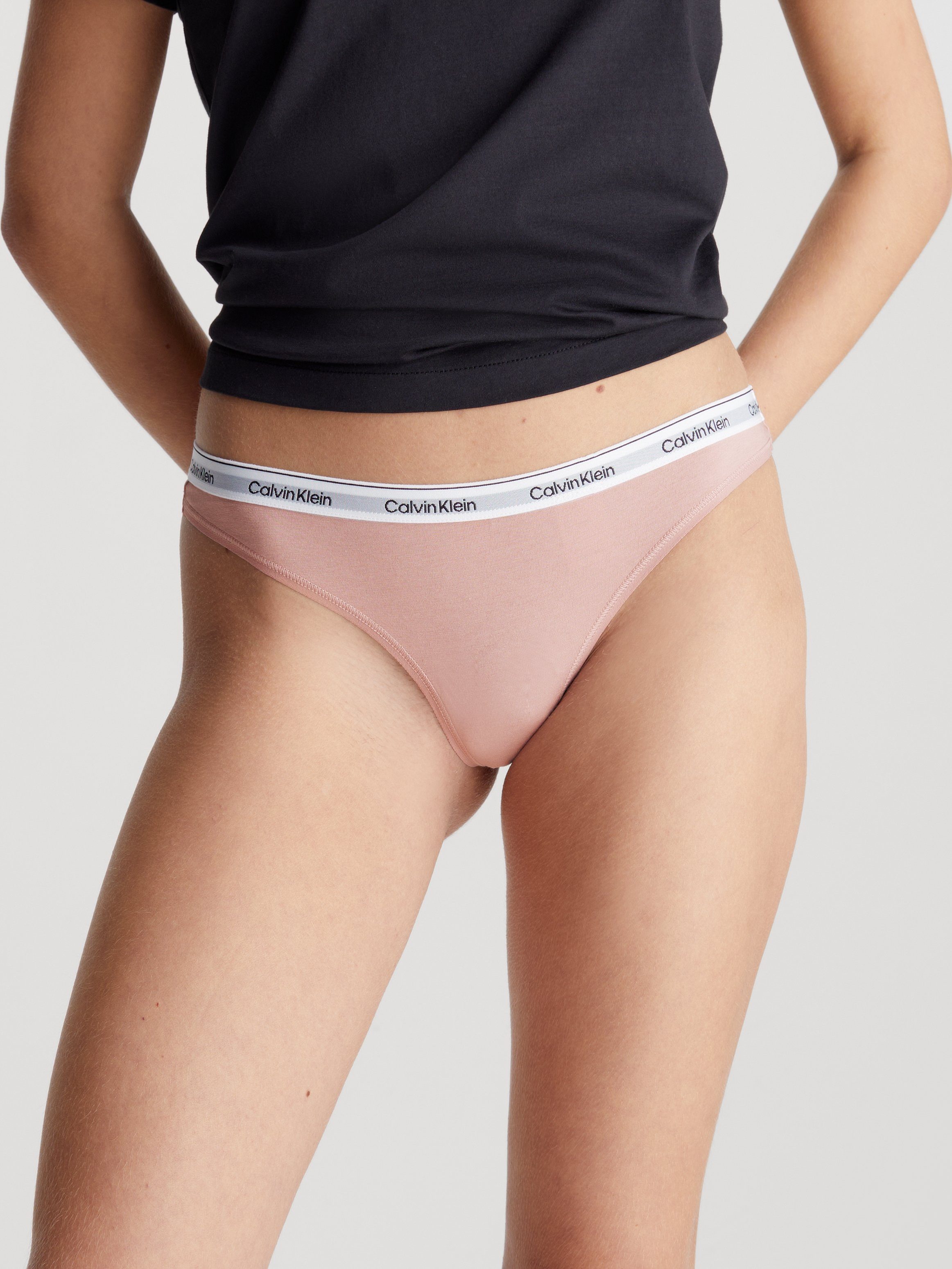 Calvin Klein Underwear Tanga THONG (LOW-RISE) mit Logobund