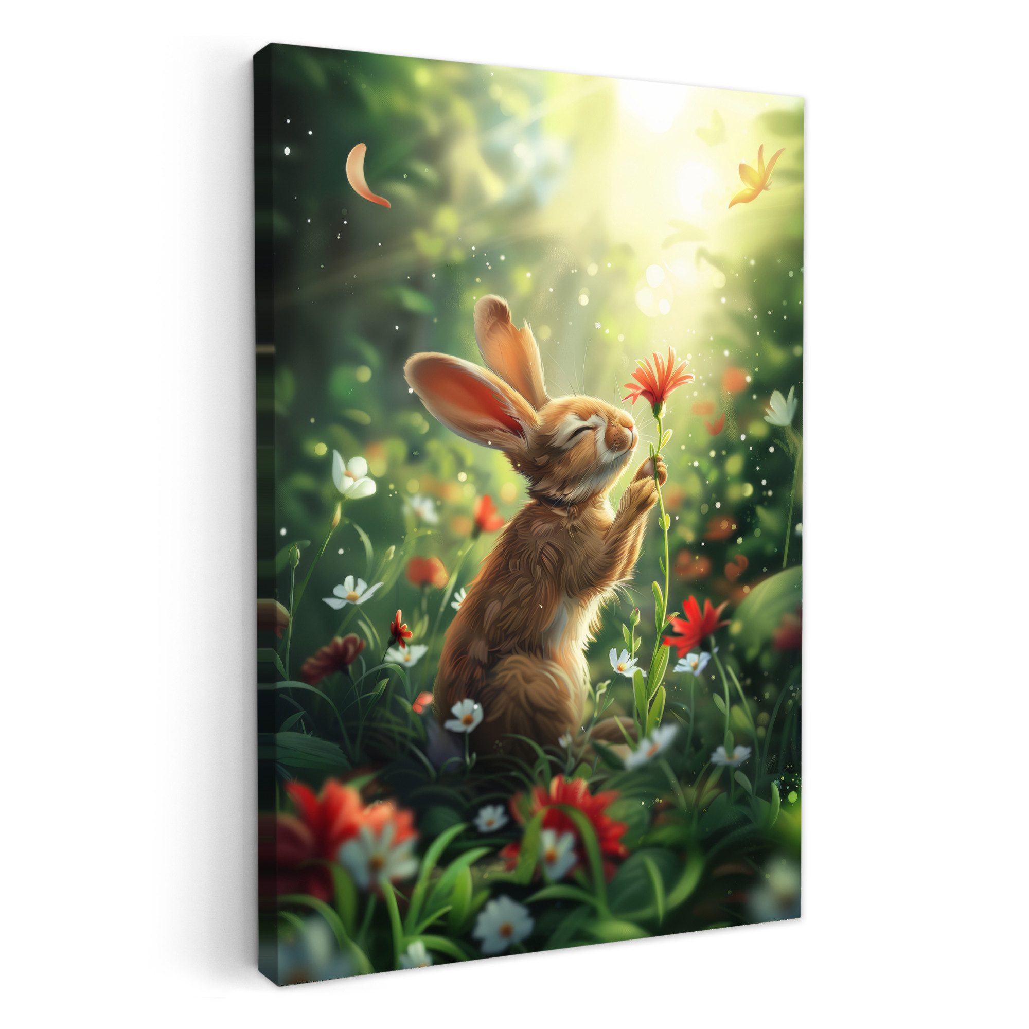 OneMillionCanvasses® Leinwandbild Kaninchen - Tiere - günstig online kaufen