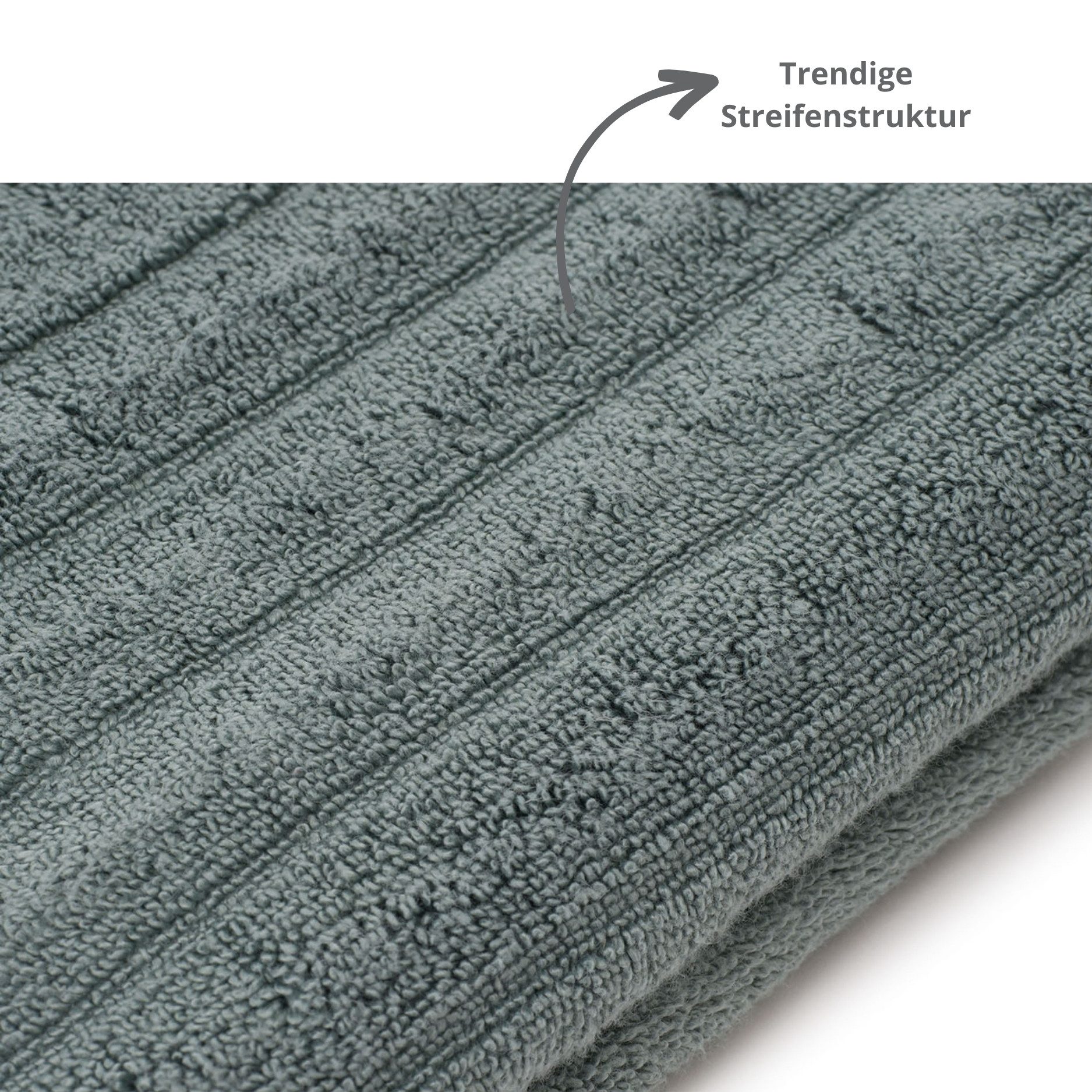 liebling Handtuch Luxus Bio Baumwolle, schwere Luxusqualität 700 gr./m², praktische Schlaufe zum Aufhängen