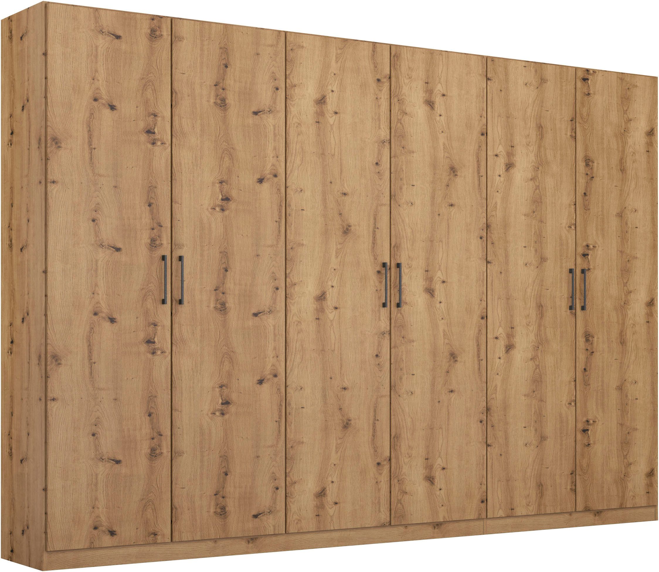 rauch Kleiderschrank Schrank Mehrzweckschrank Garderobenschrank Schlafzimmer Möbel THOR (3 verschiedene Ausstattungen BASIC/CLASSIC/PREMIUM (inkl. SOFT-CLOSE) mit farblich passenden, modernen Metallgriffen MADE IN GERMANY