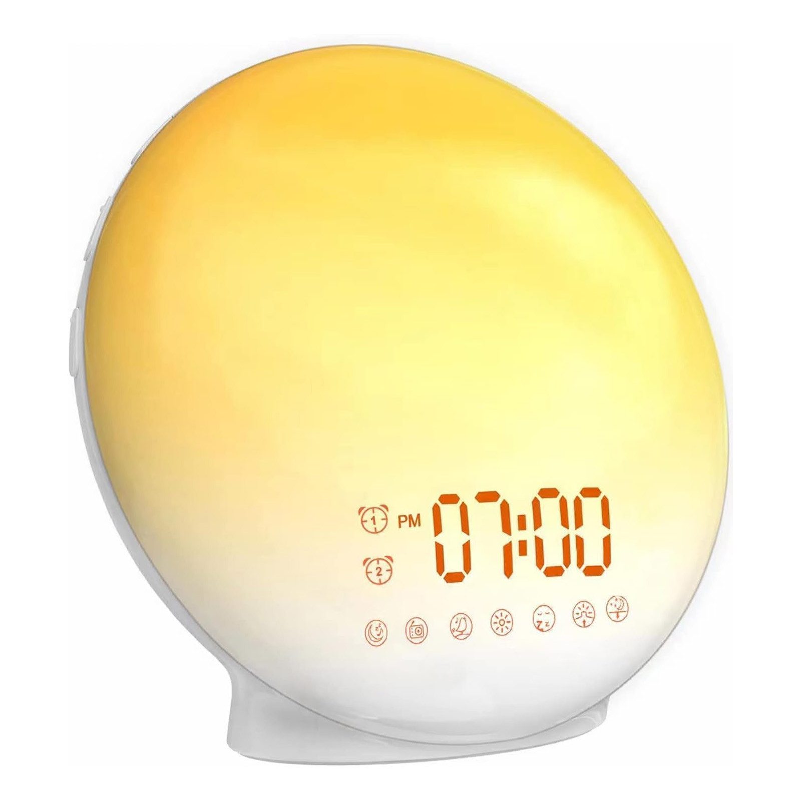 Tageslichtwecker Lichtwecker Sonnenaufgangssimulation Wake Up Licht, USB-Ladefunktion