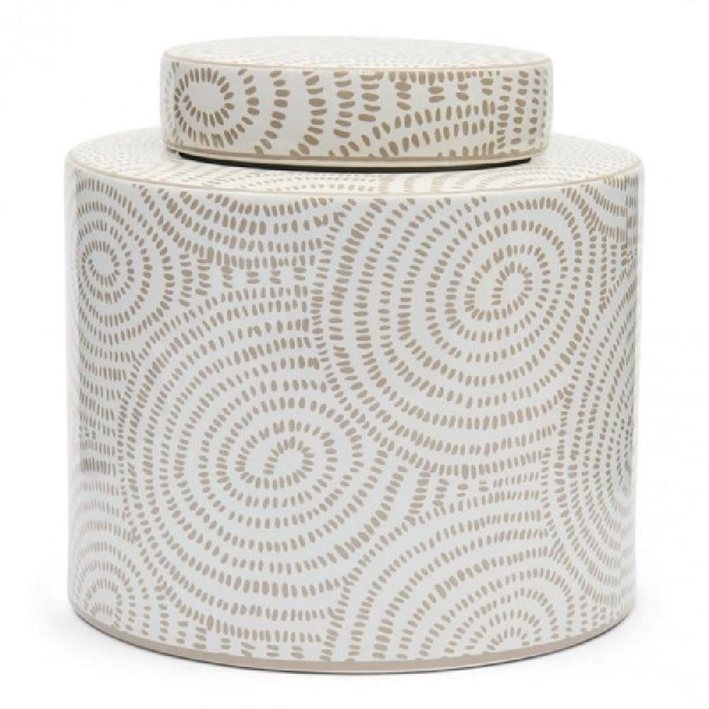 Rivièra Maison Dekovase Deckelvase Ingwerdose Blois Ginger Pot