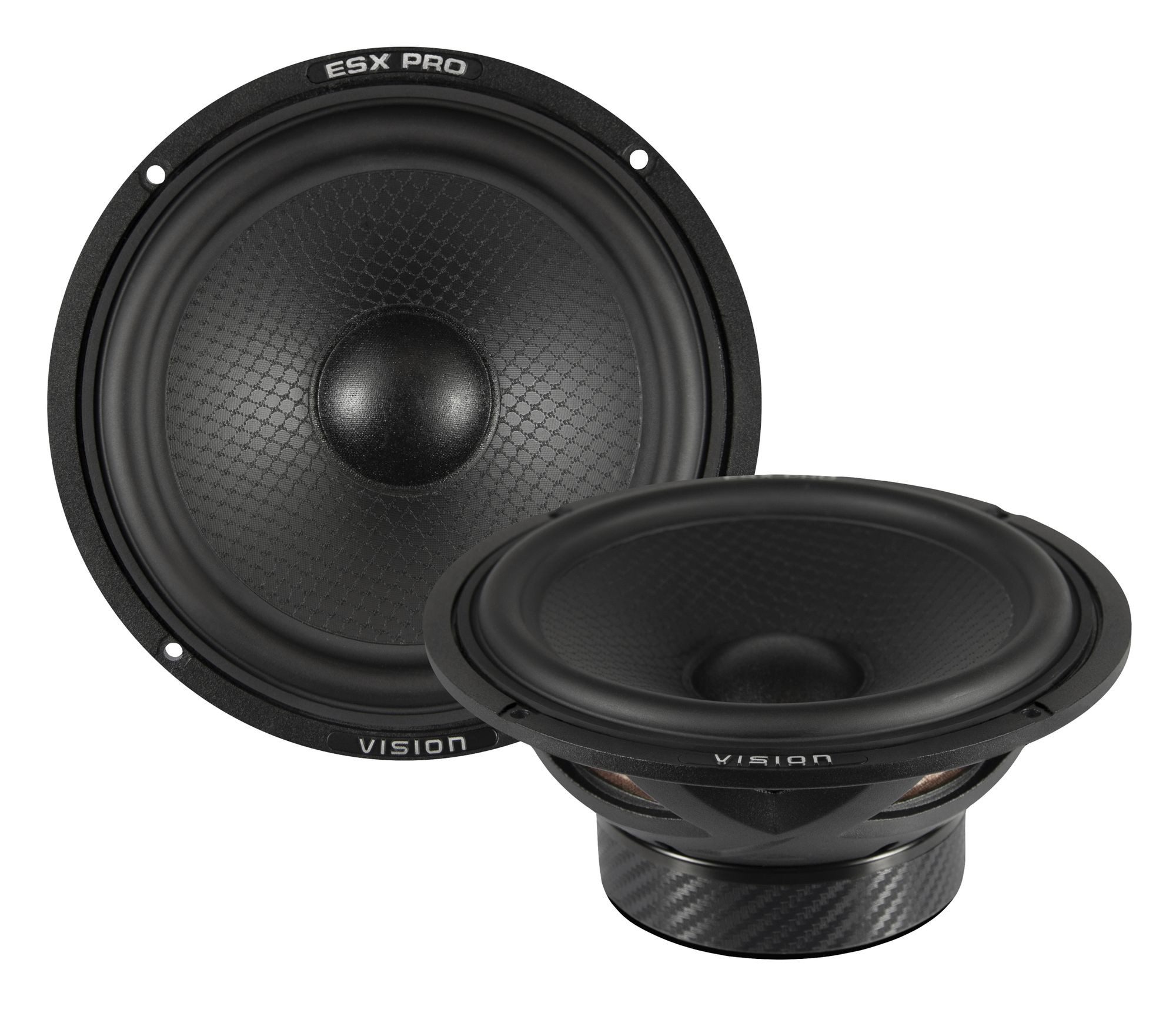 ESX VXP6.2W 16,5 cm Kickbass Tiefmittelton Lautsprecher Auto-Lautsprecher (125 W, 16 cm)