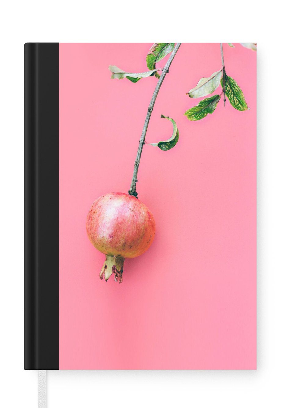 MuchoWow Notizbuch Journal, Haushaltsbuch - Sommer Notizheft, Rosa, Tagebuch, A5, Pflanzen Merkzettel, 98 Seiten, 