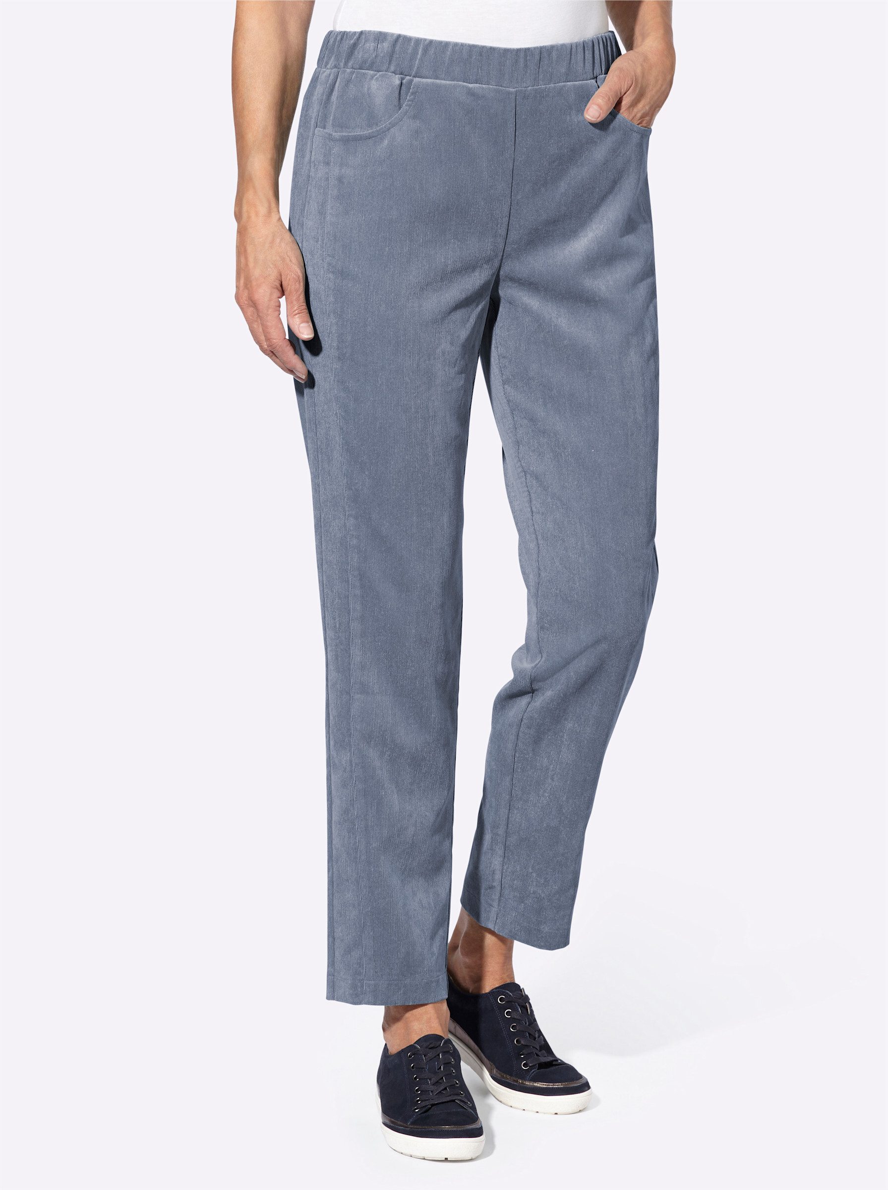 Sieh an! Jerseyhose Cordhose Innenbeinlänge ca.71 günstig online kaufen