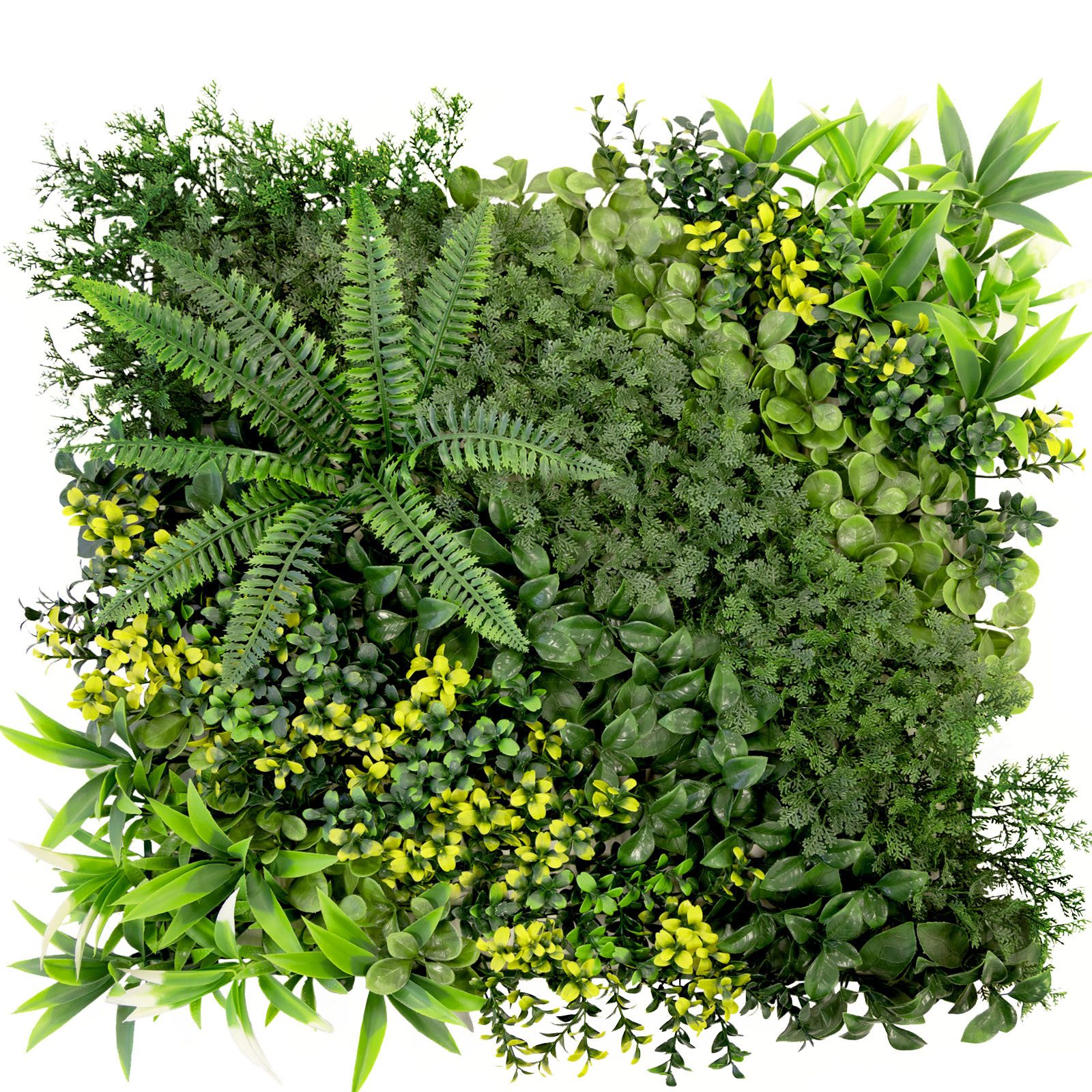 Kunstblume Pflanzenwand Vivagreen, Bringt modernen, grünen Touch, Kubus, Leicht erweiterbar und anpassbar