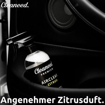 Cleaneed Premium Airclean Zitrus Cockpit-Reiniger (Made in Germany – Rauchgeruch Entferner, Neuwagenduft)