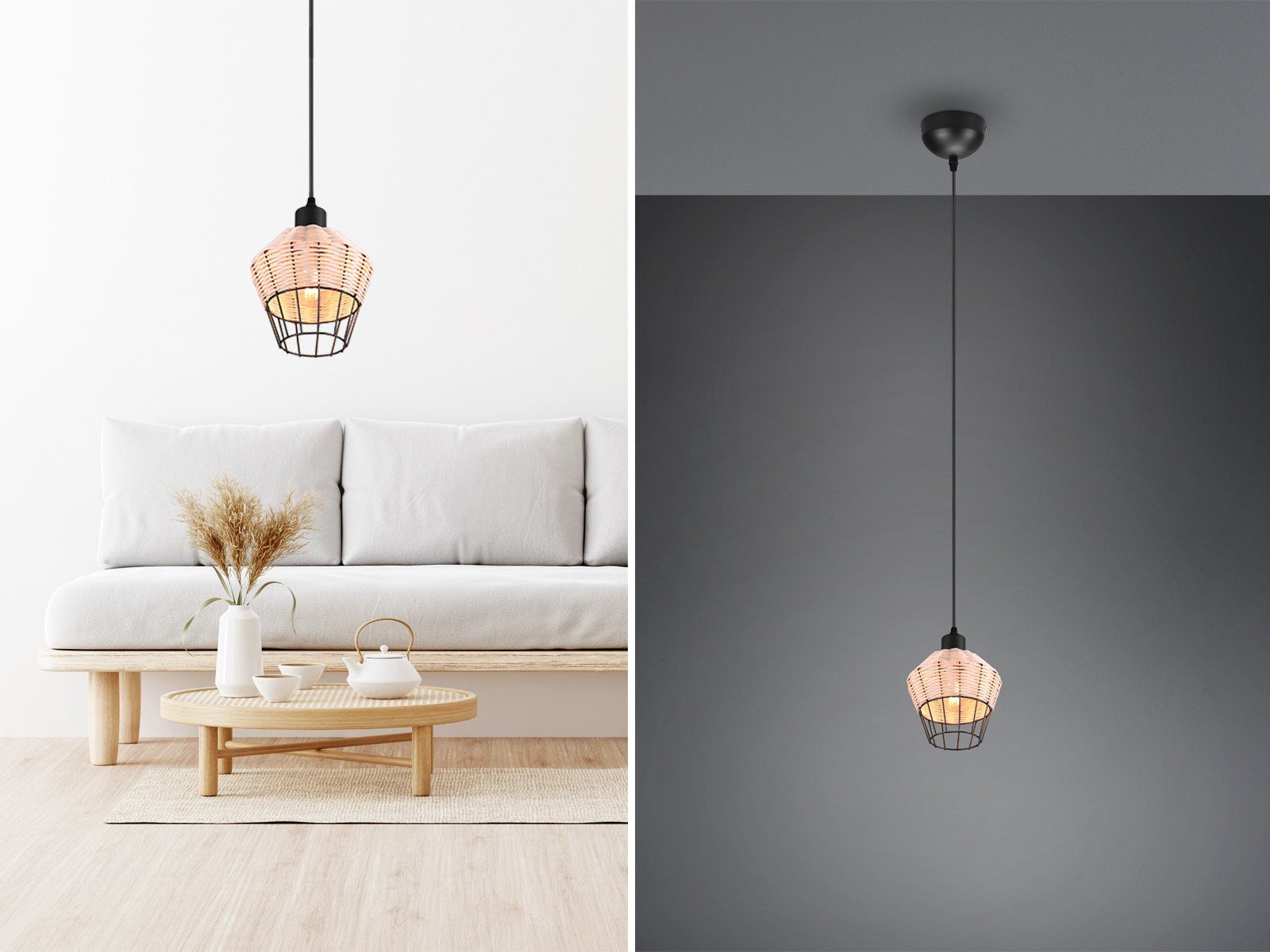 Reality Leuchten LED Pendelleuchte, Dimmfunktion, LED günstig online kaufen